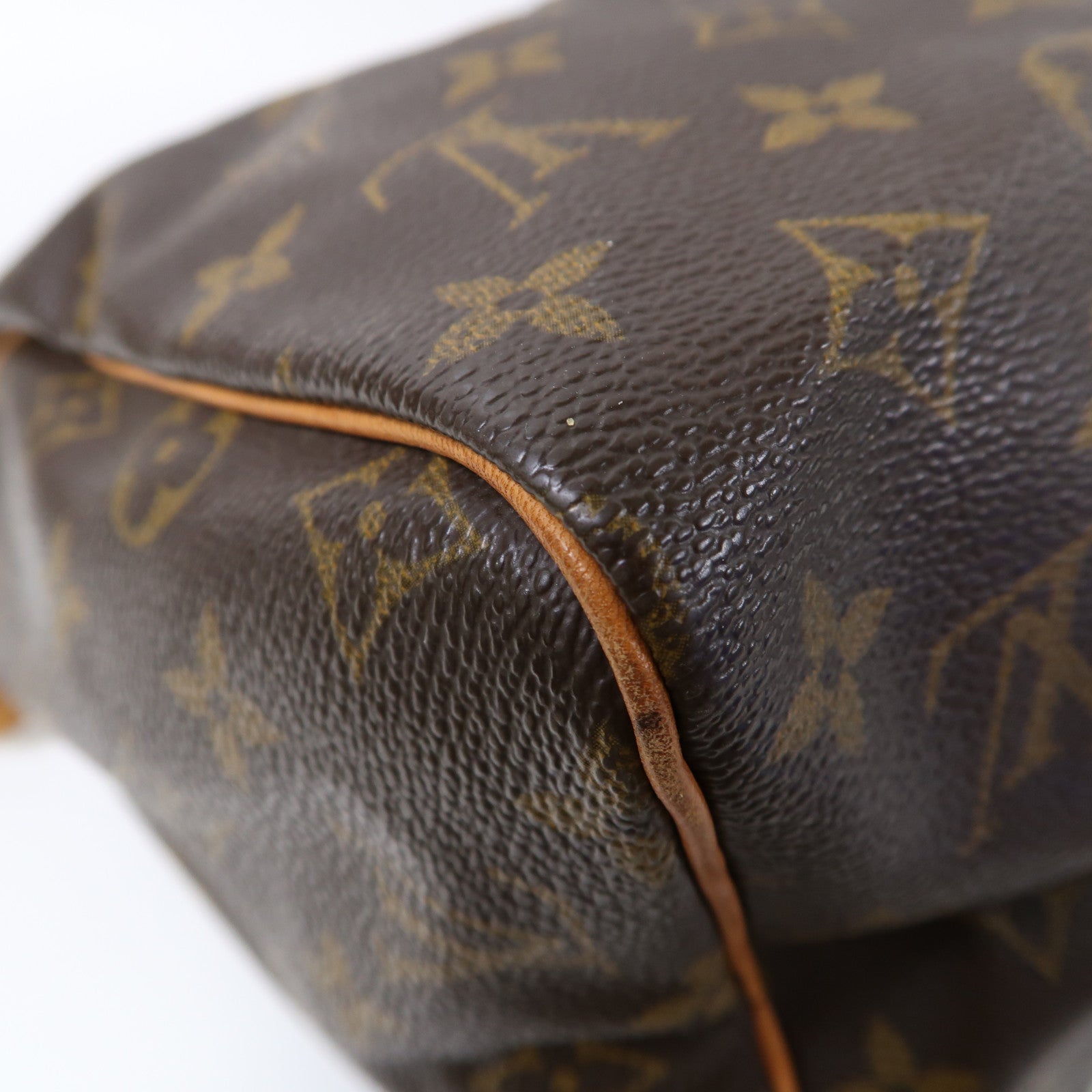 LOUIS VUITTON Monogram Speedy 30金扣手挽袋啡色