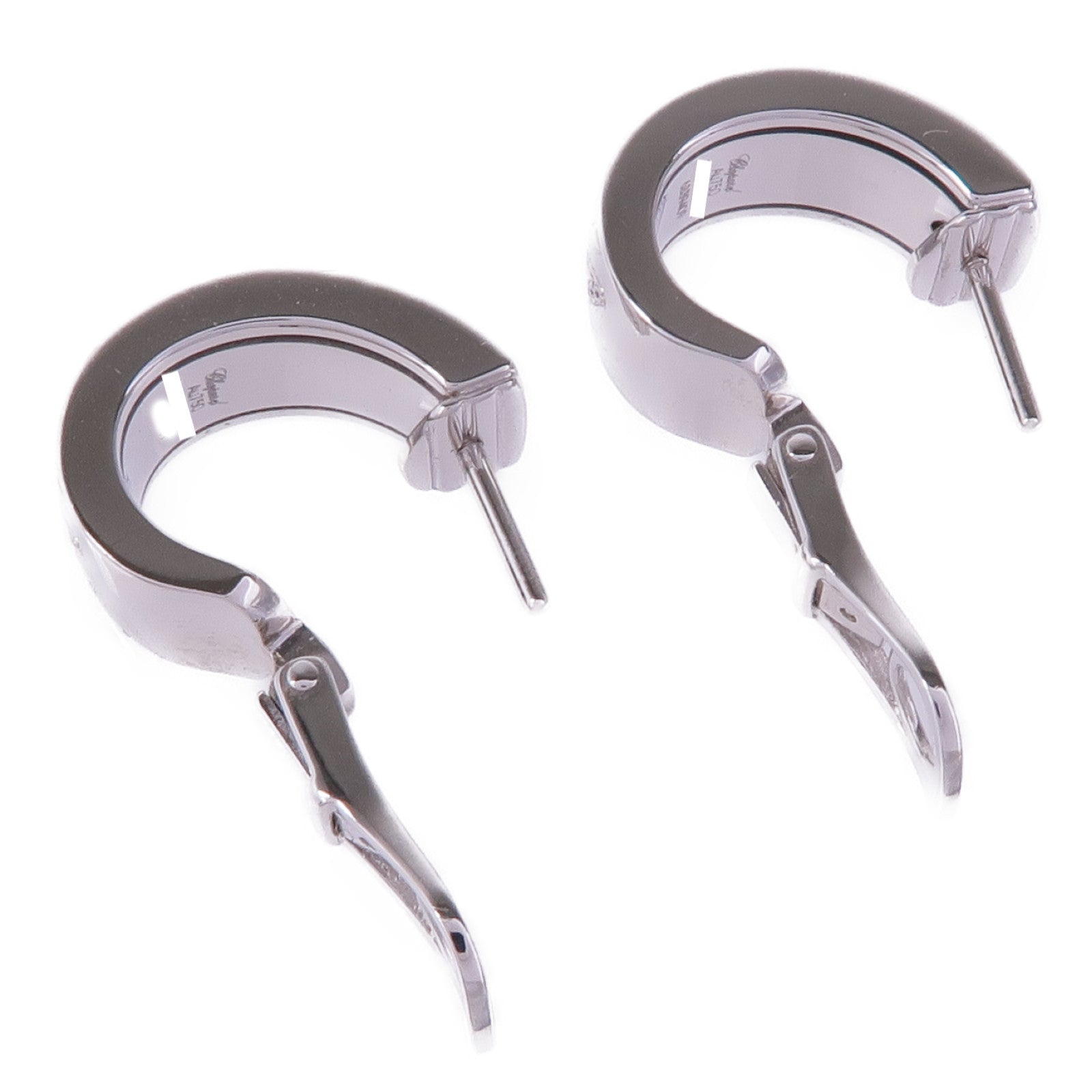 Chopard 18K白金Chopardissimo Earrings鑽石耳環