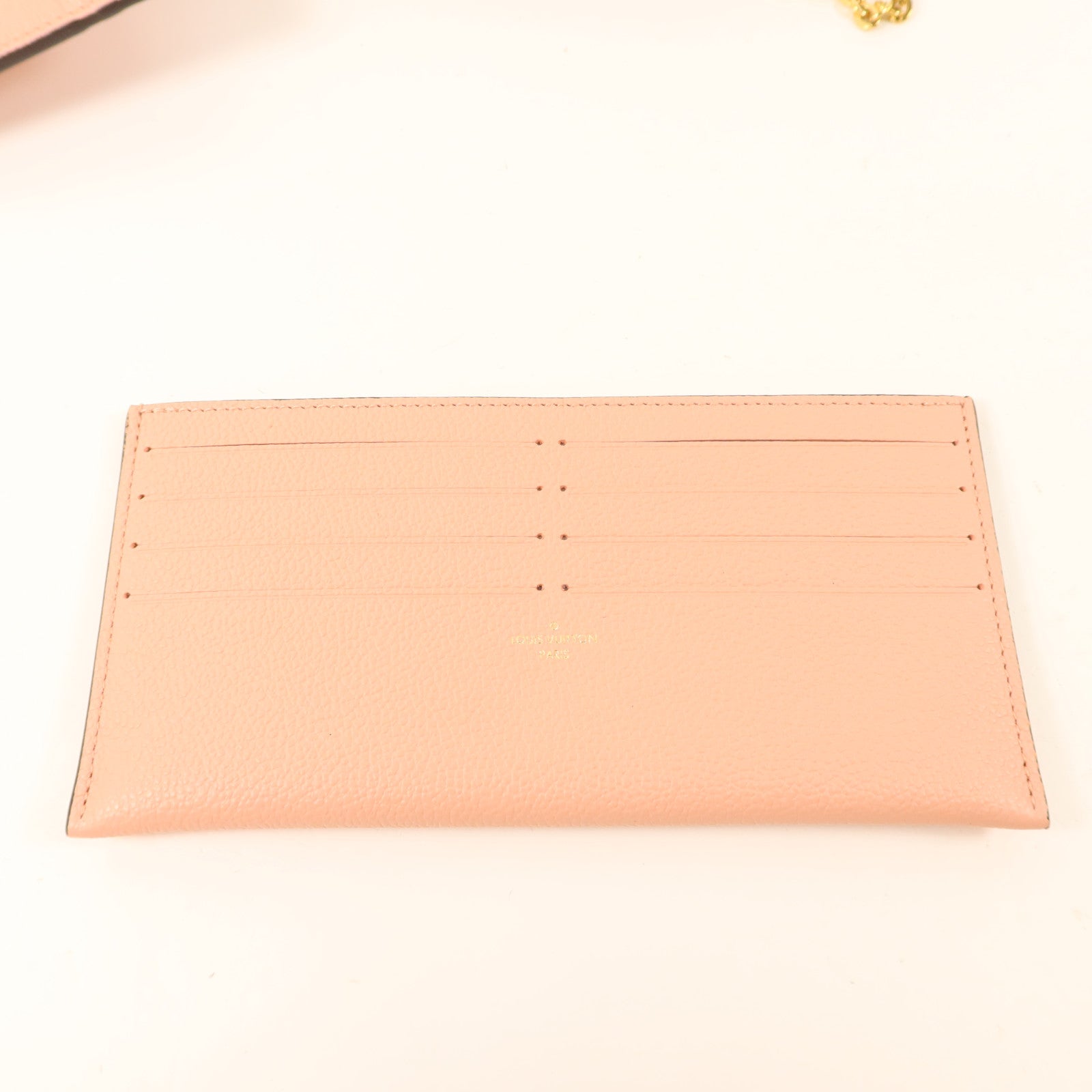 LOUIS VUITTON Monogram Empreinte Felicie Pochette金扣鏈帶肩背袋