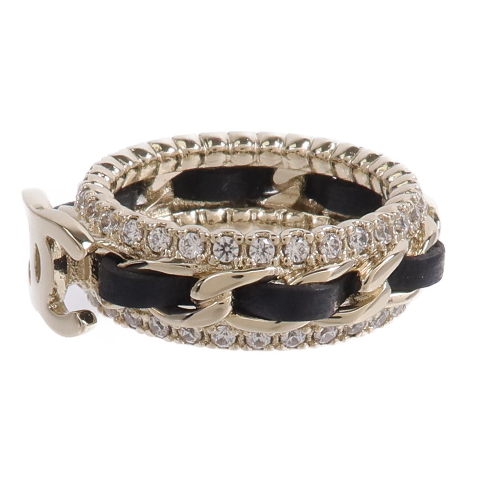 CHANEL 金屬/皮革Ring戒指
