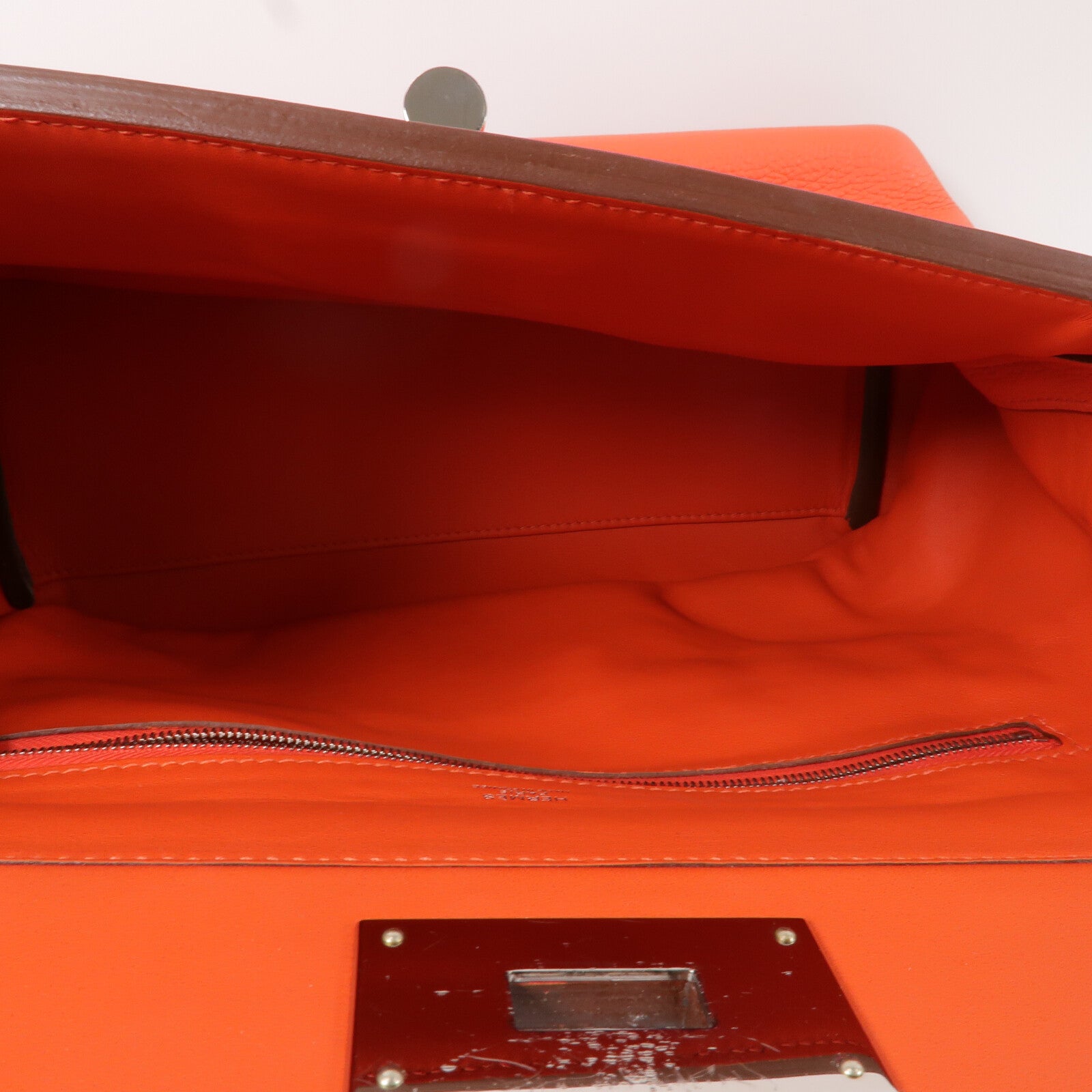HERMES Clemence皮革24/24 29cm手挽肩背兩用袋Capucine