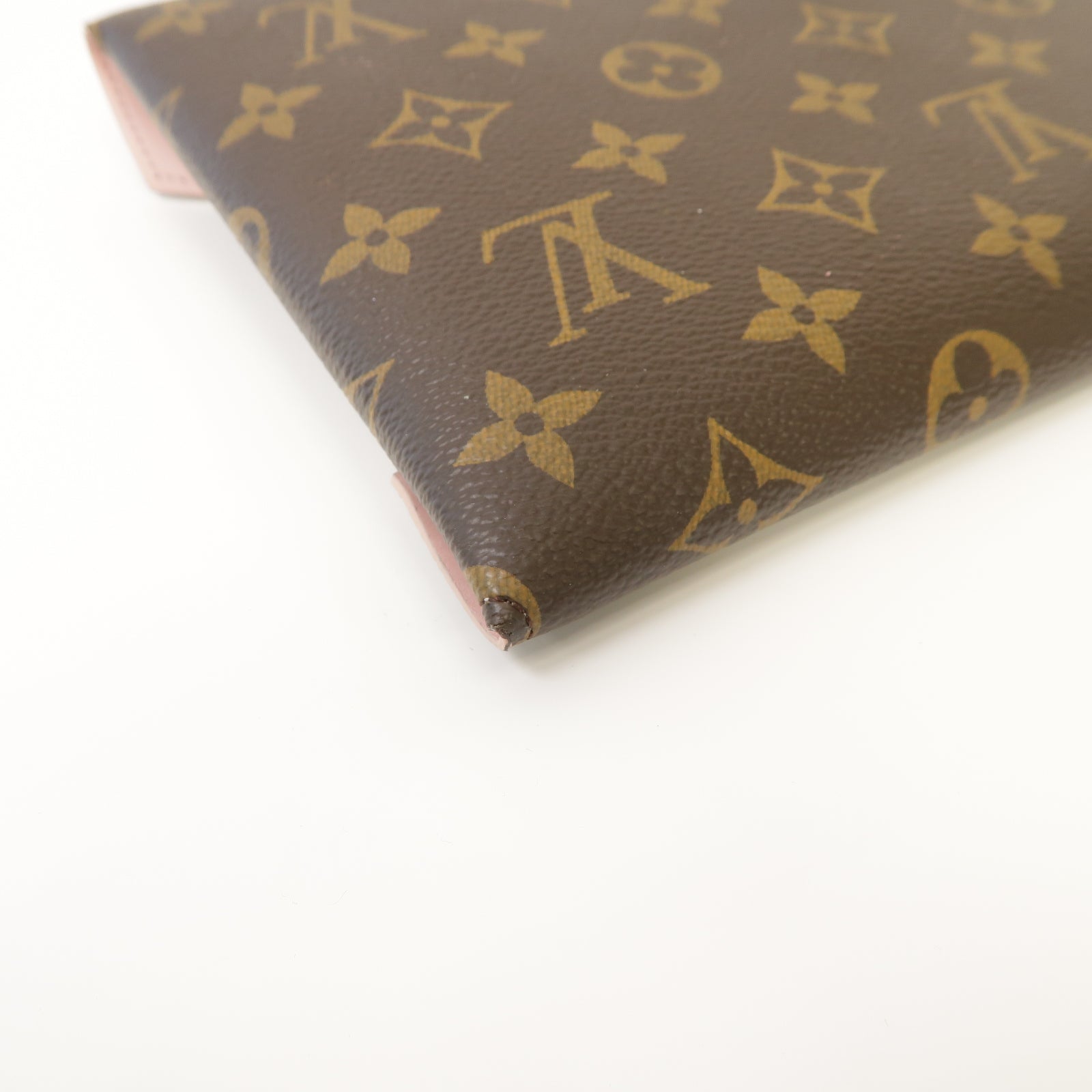 LOUIS VUITTON 【激減優惠】Monogram Kirigami Pochette金扣手拿包啡色