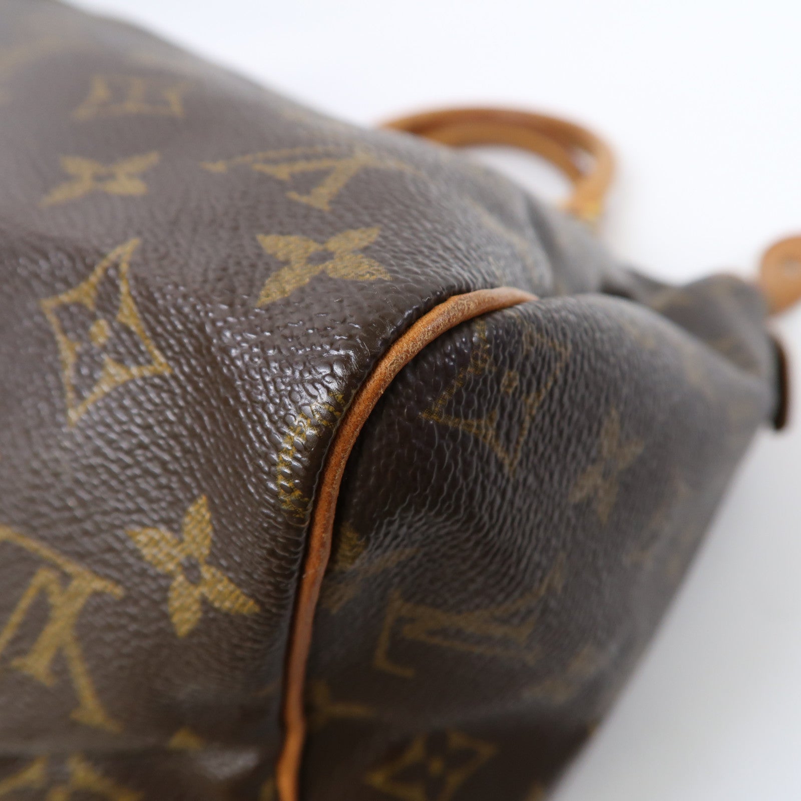LOUIS VUITTON Monogram Speedy 30金扣手挽袋啡色