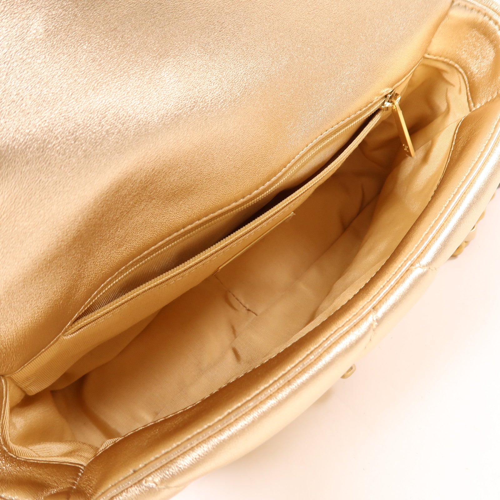 CHANEL 羊皮皮革C19 Small手挽肩背兩用袋