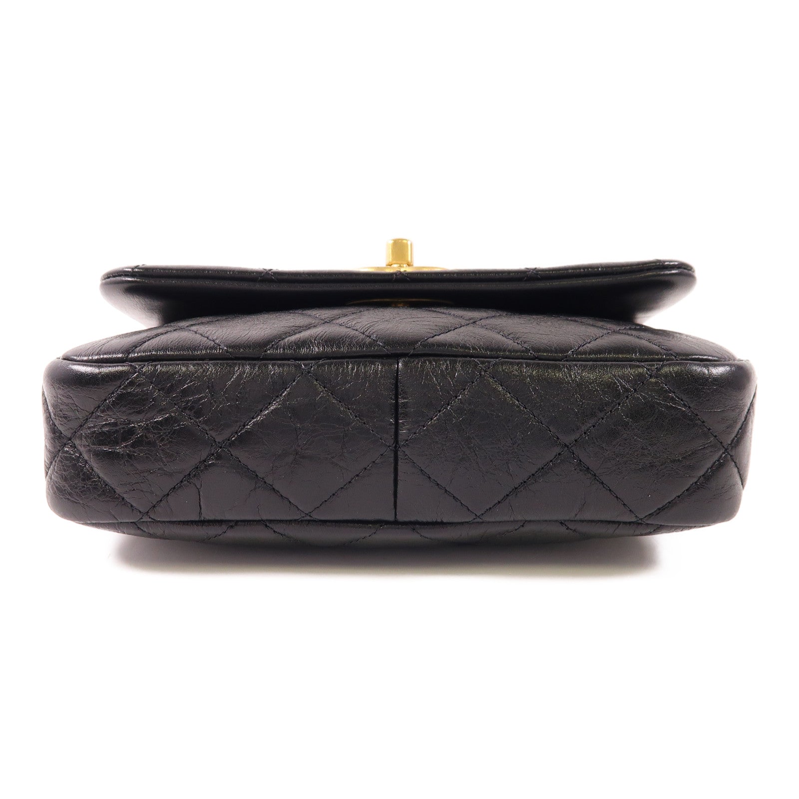 CHANEL 牛皮皮革Chain Shoulder Bag金扣鏈帶肩背袋