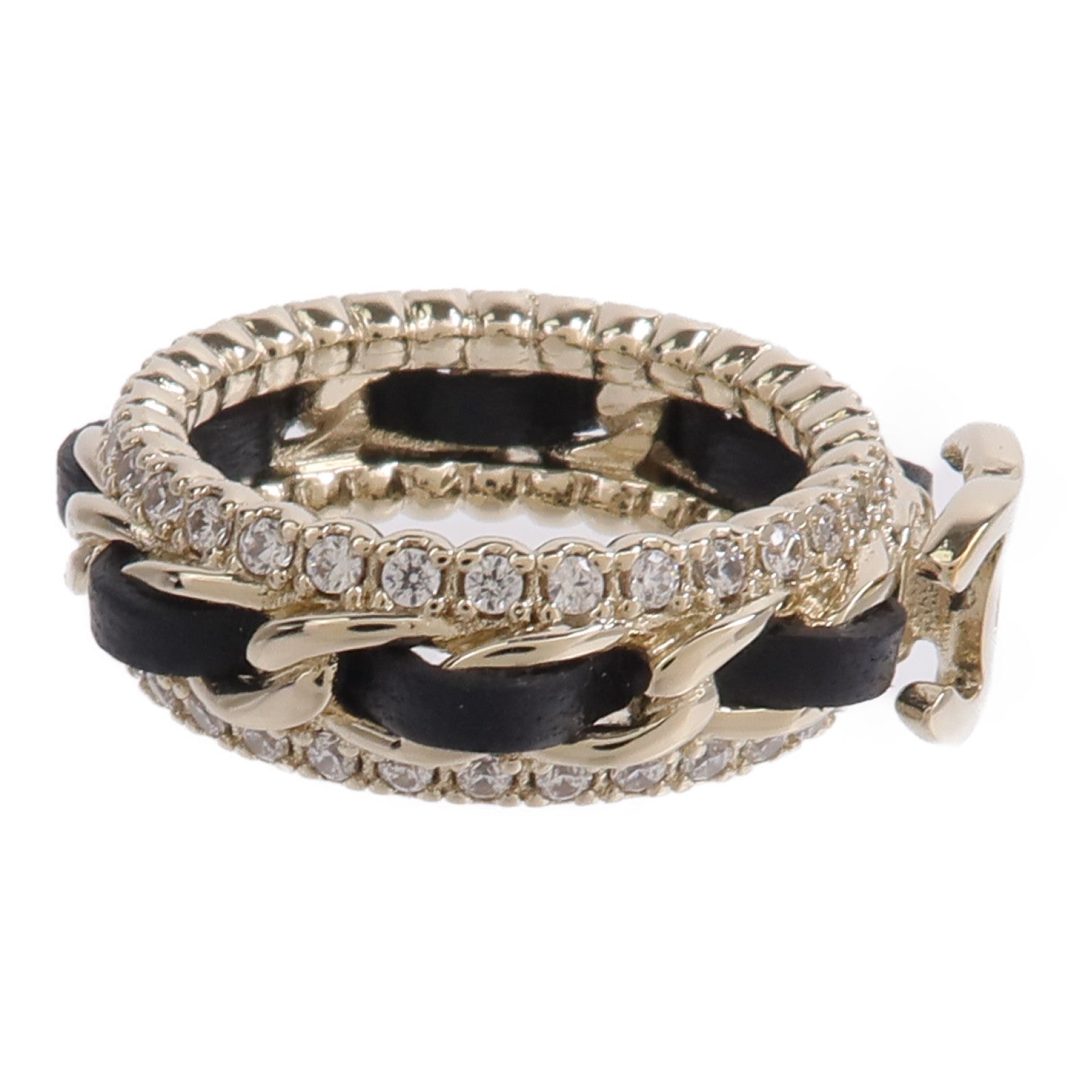 CHANEL 金屬/皮革Ring戒指