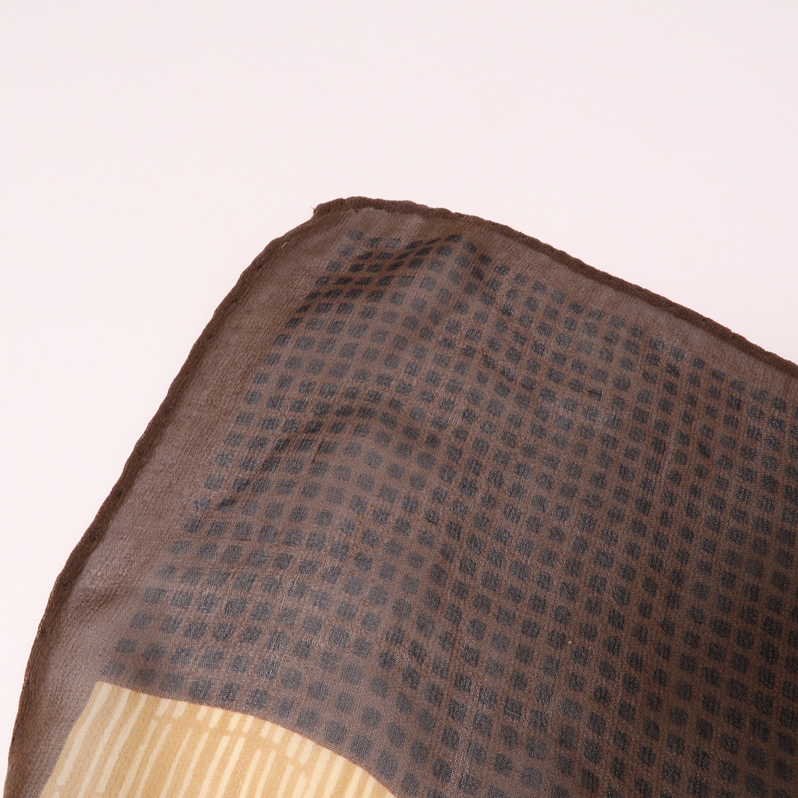 FENDI 絲質Scarf絲巾啡色