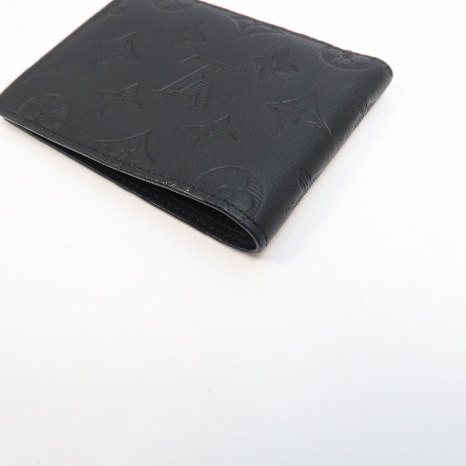 LOUIS VUITTON Monogram Shadow Multiple Wallet錢包黑色