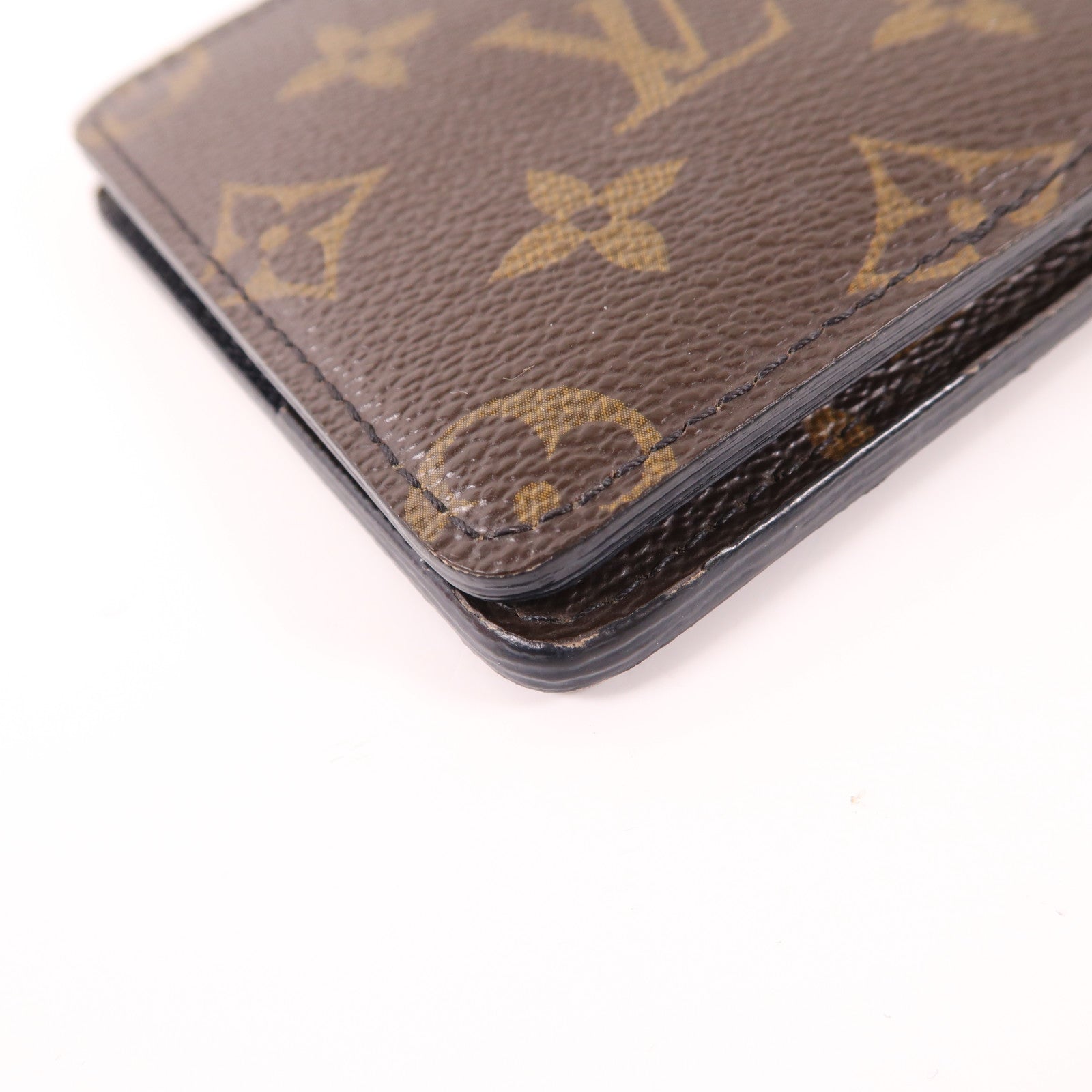 LOUIS VUITTON LV Gasper Wallet M93801 Monogram Macassar Brown