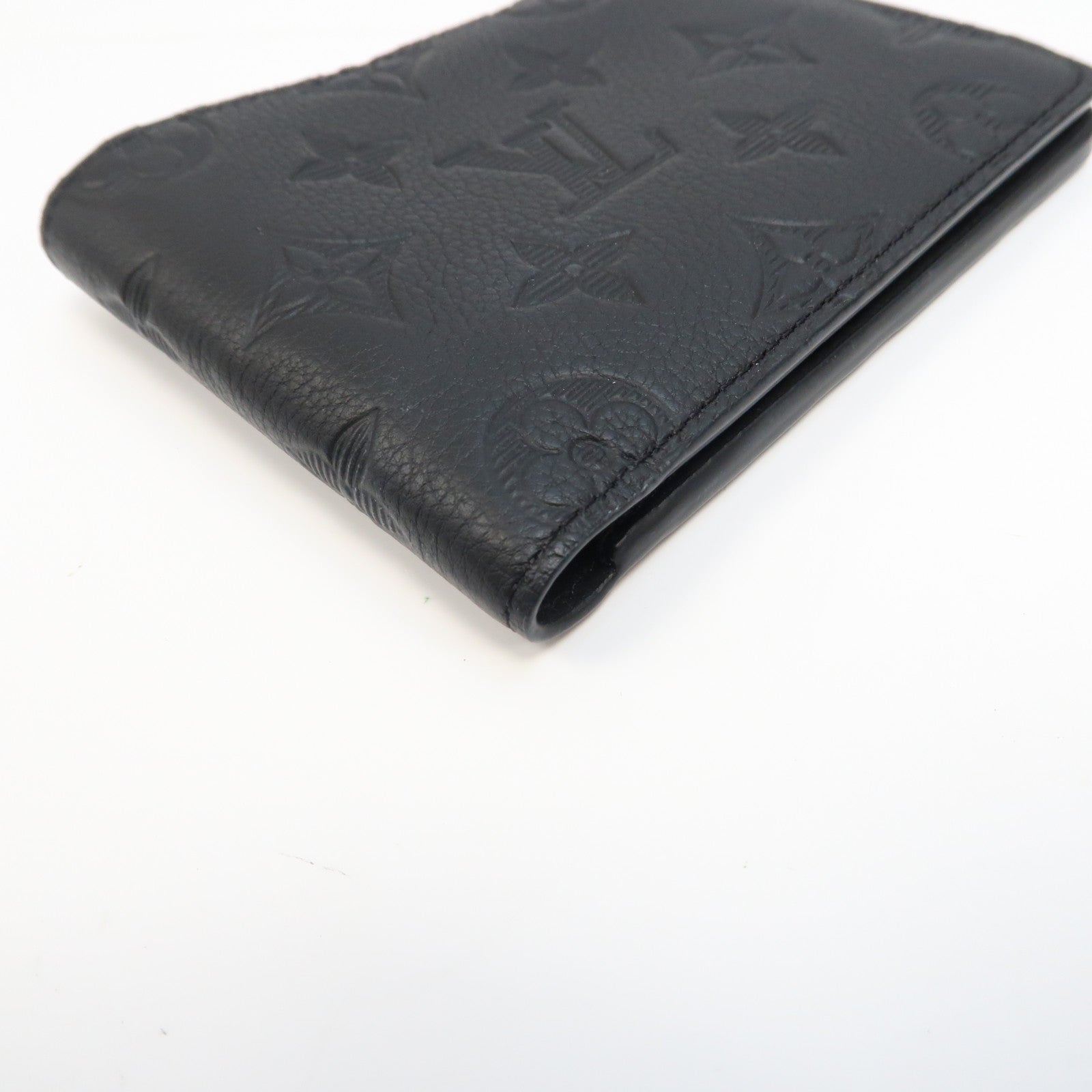 LOUIS VUITTON Monogram Shadow Multiple Wallet錢包黑色