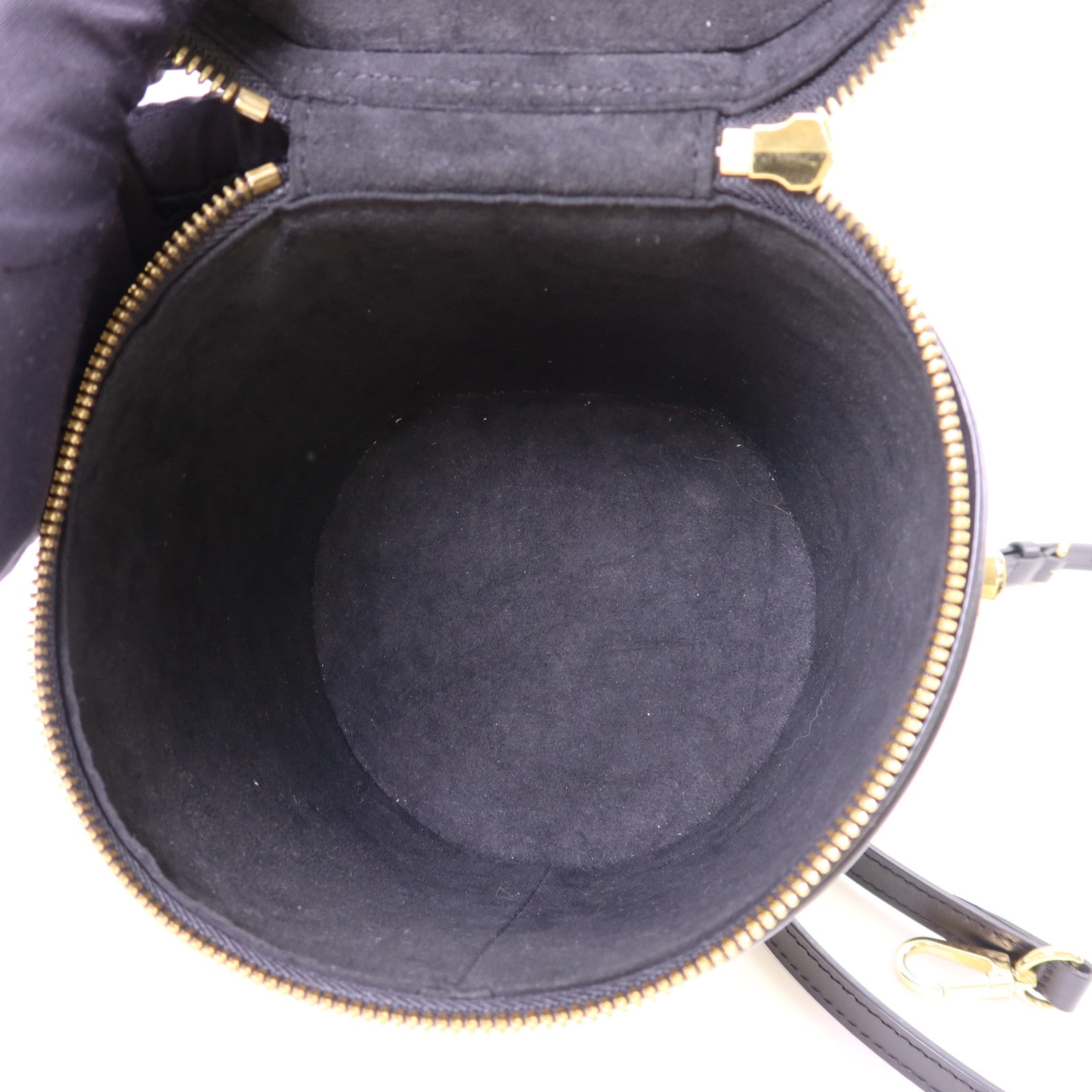 LOUIS VUITTON Monogram Reverse Cannes金扣手挽肩背兩用袋