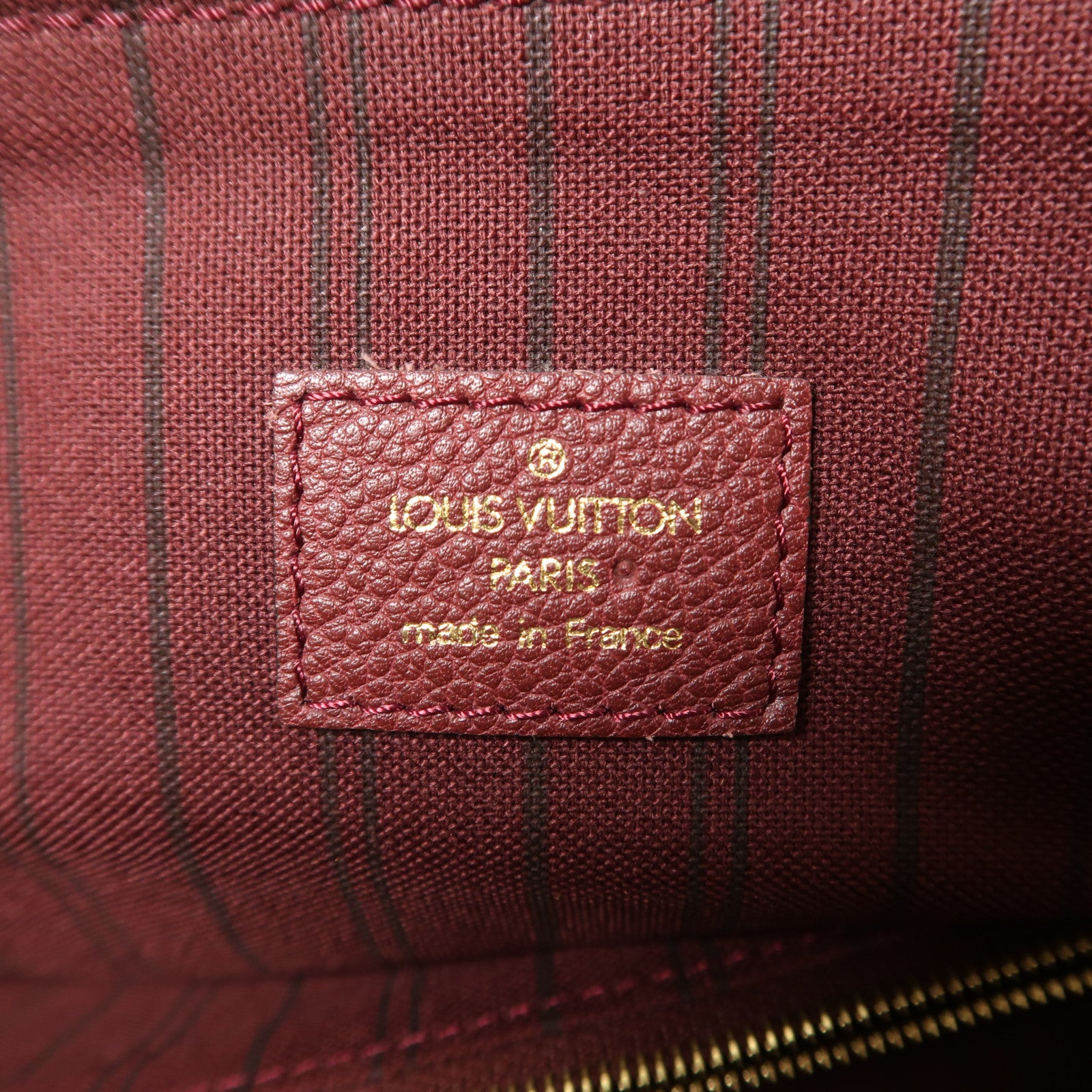 LOUIS VUITTON Monogram Empreinte Lumineuse PM金扣手挽肩背兩用袋