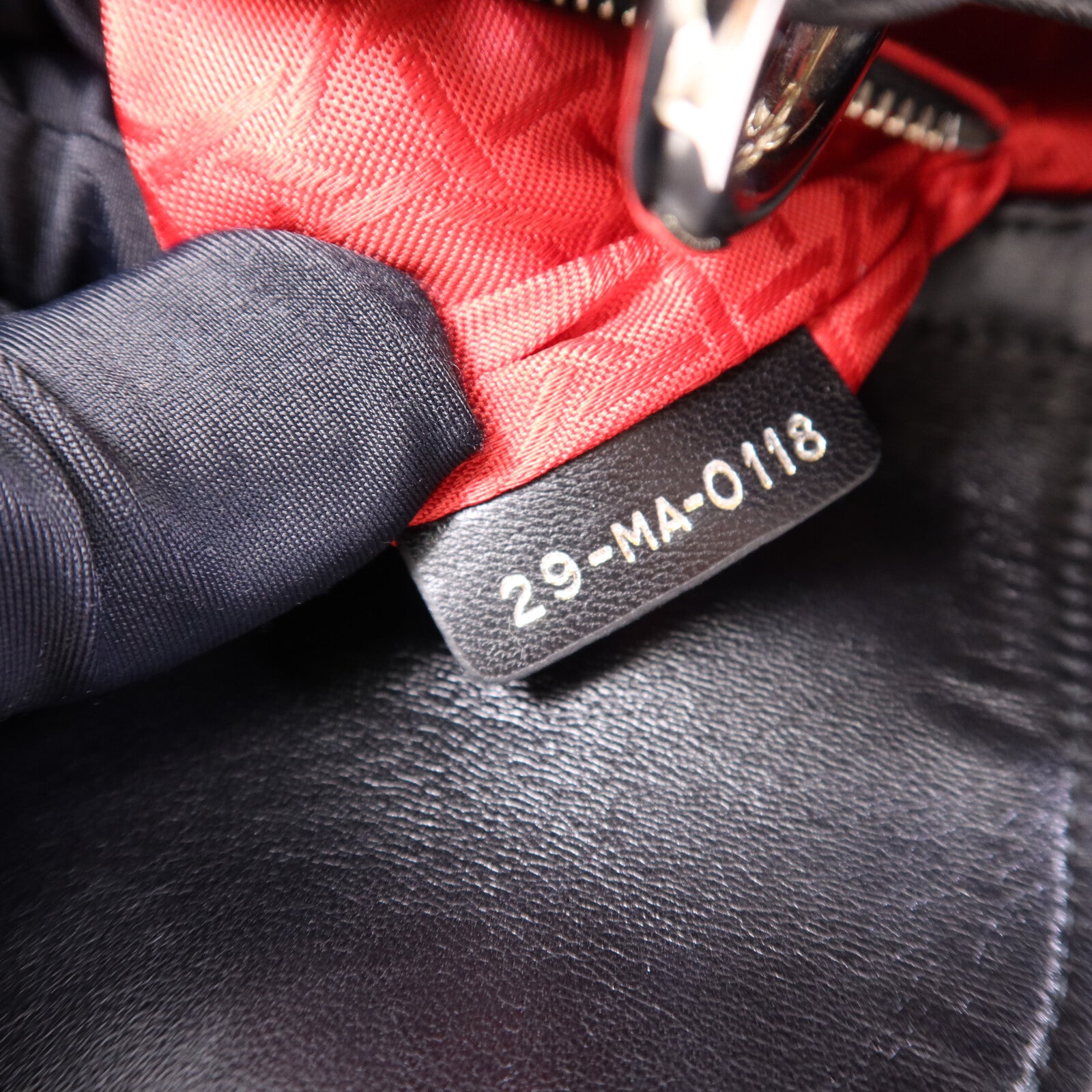 Dior 羊皮皮革Lady Dior銀扣手挽肩背兩用袋