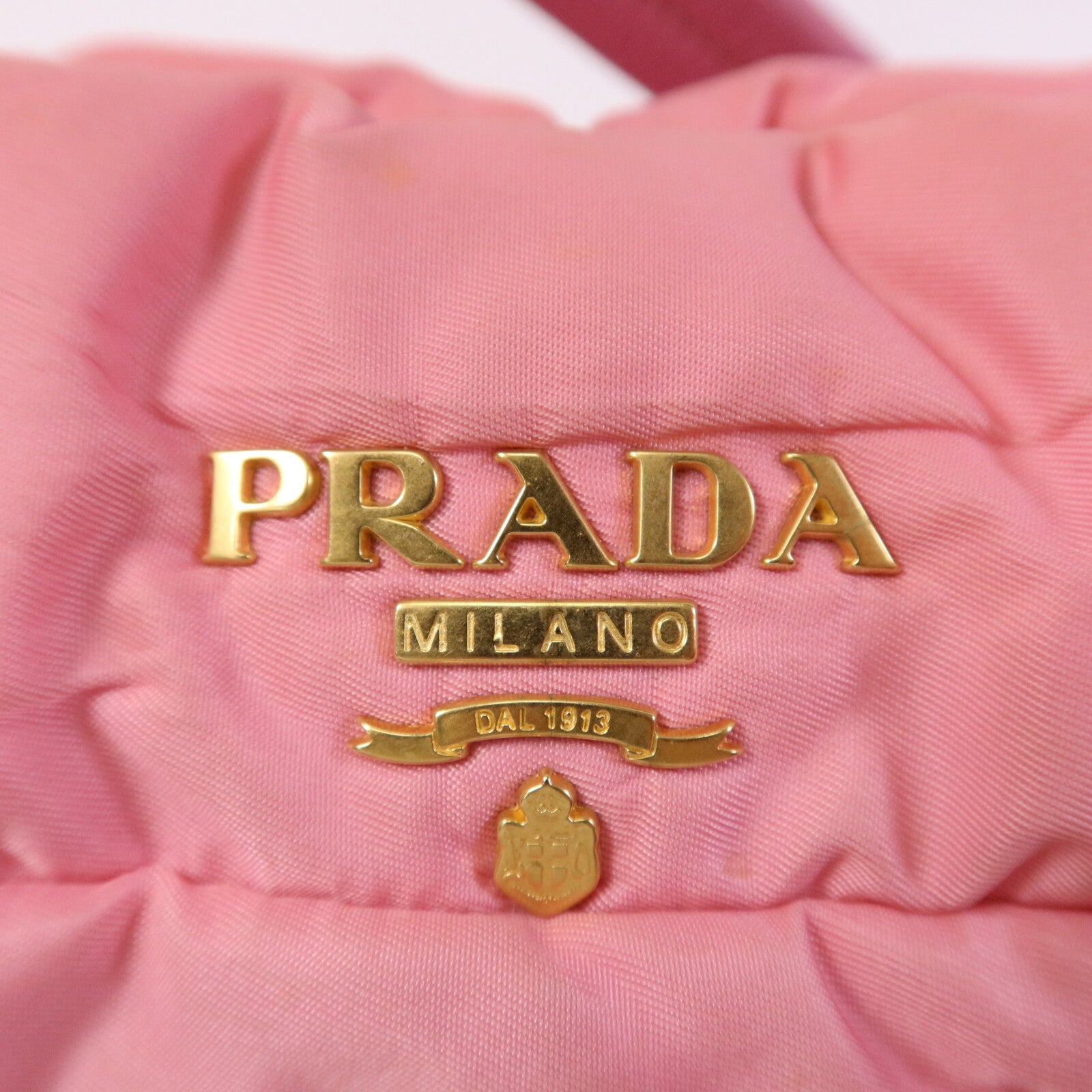 PRADA 尼龍Shoulder Bag金扣肩背袋