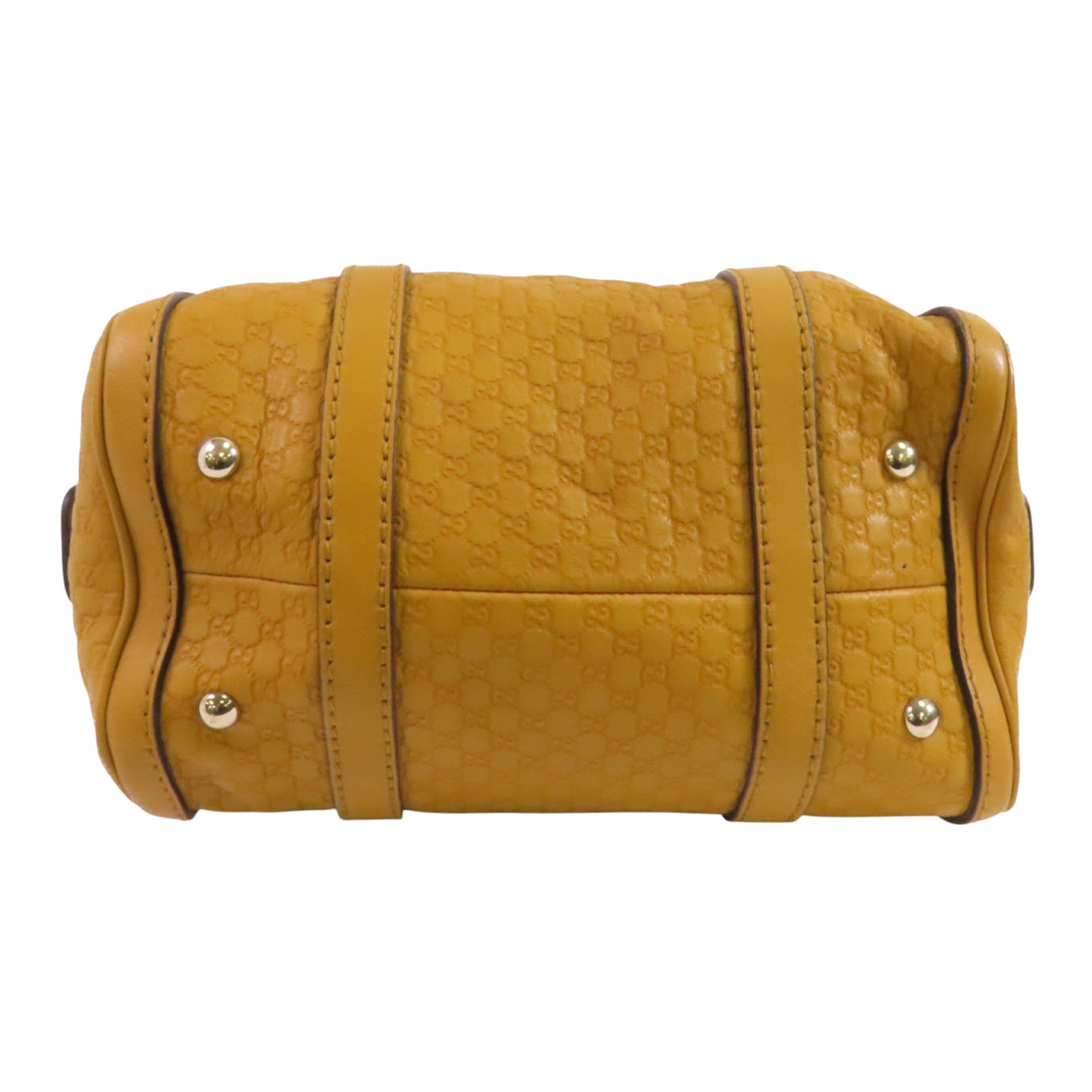 GUCCI 牛皮皮革Boston Bag金扣手挽肩背兩用袋