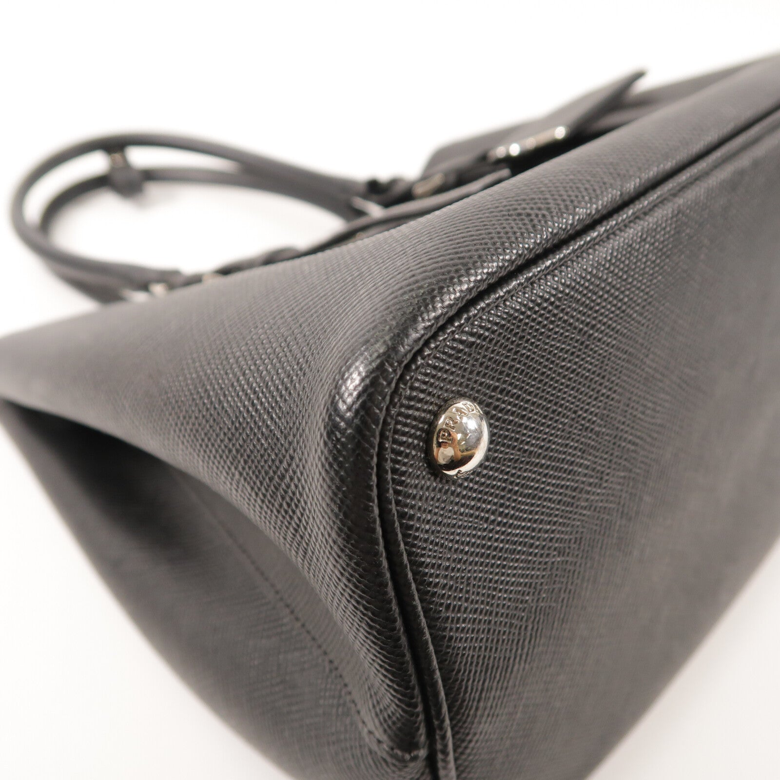 PRADA Saffiano皮革Saffiano Cuir Double Bag手挽袋