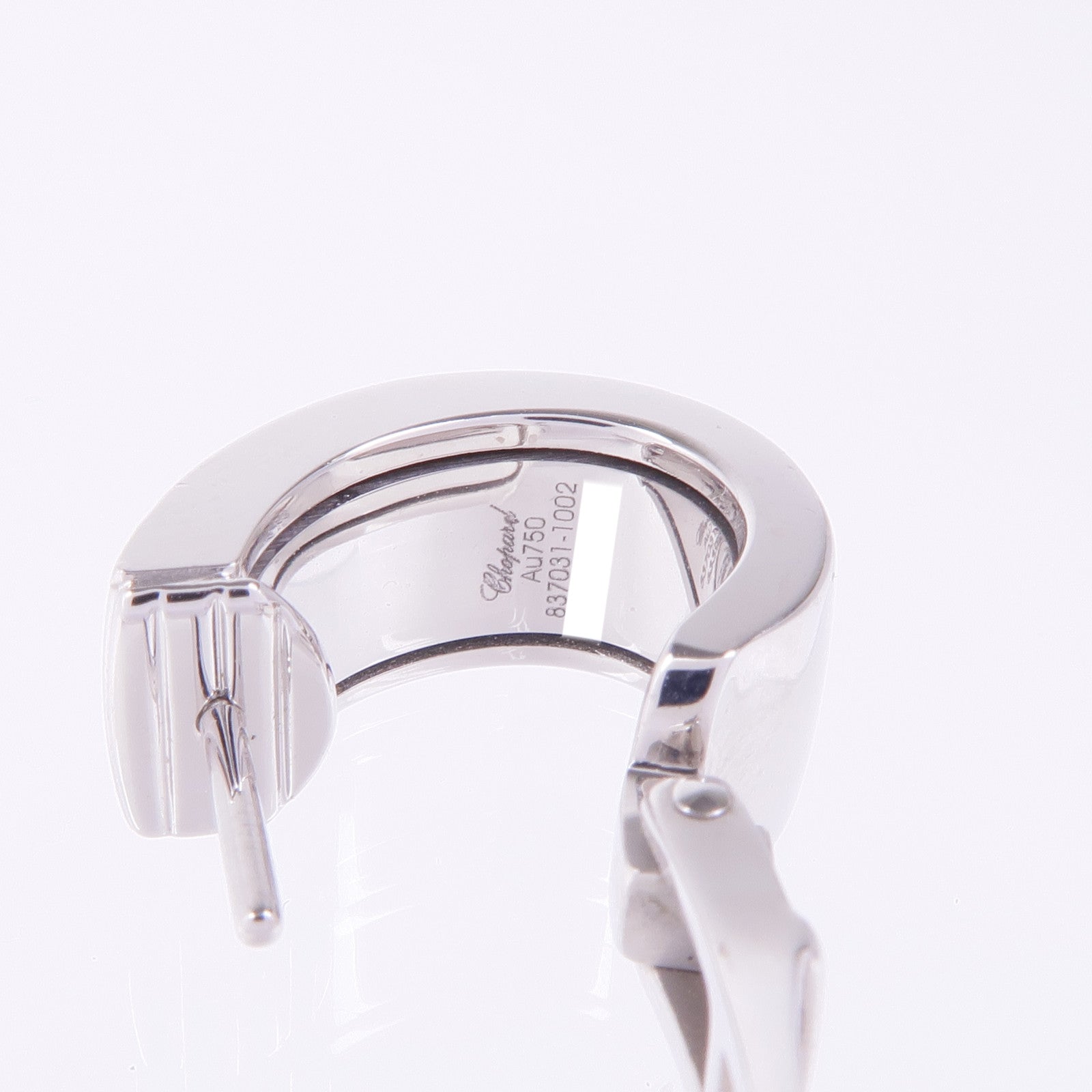 Chopard 18K白金Chopardissimo Earrings鑽石耳環