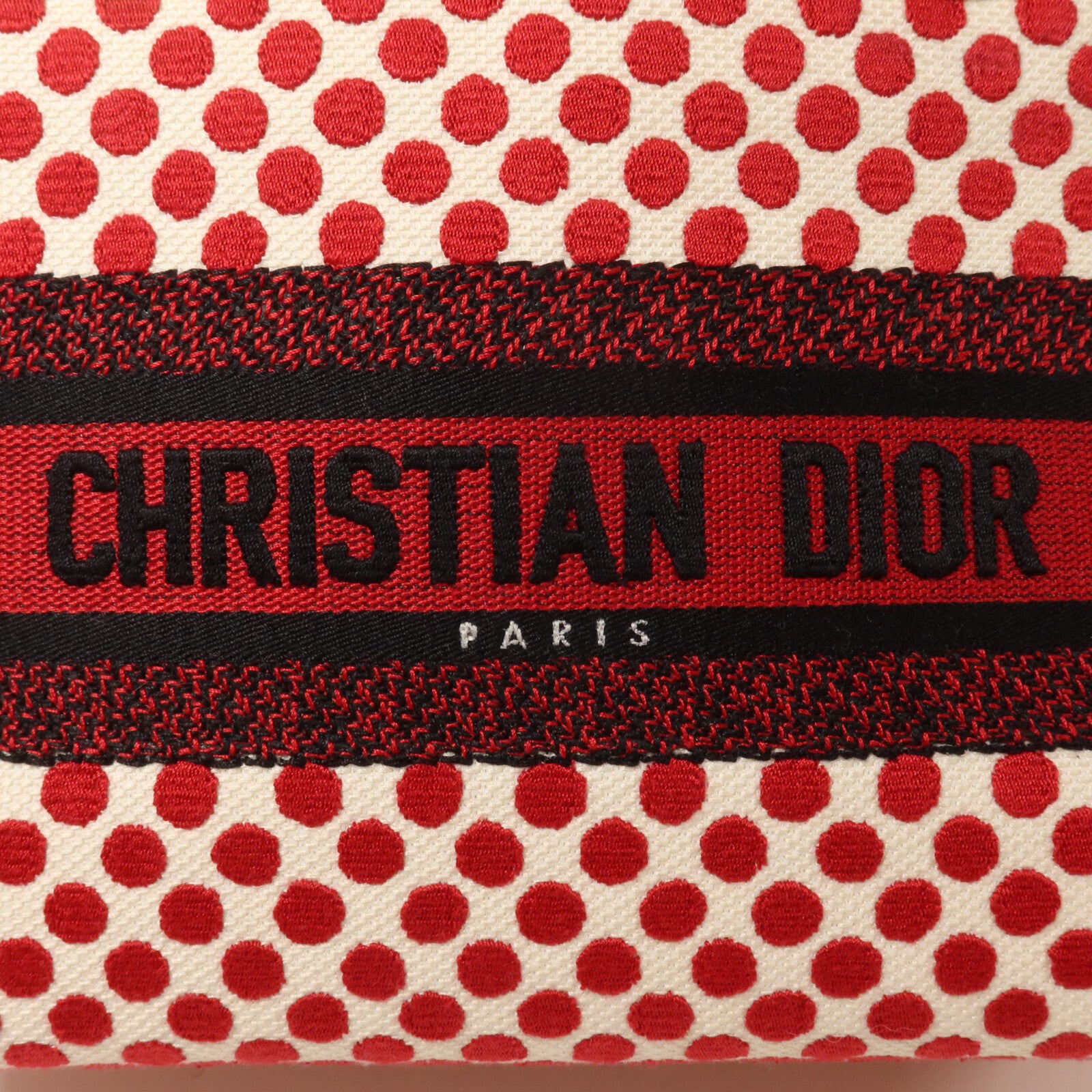 Dior 帆布Polkadot Dioramour Lady D-Lite Bag手挽肩背兩用袋