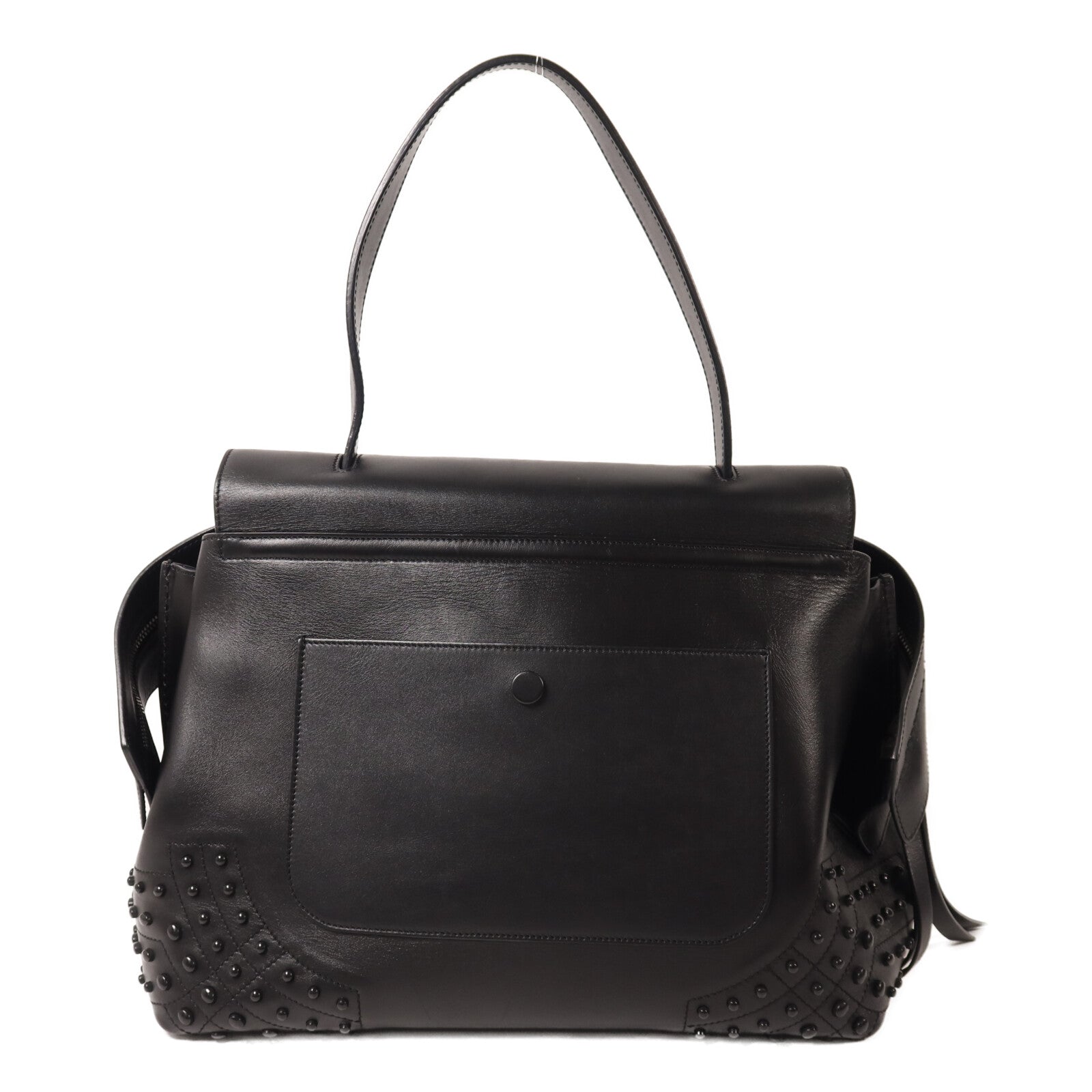 TOD'S 牛皮皮革Wave Bag手挽袋