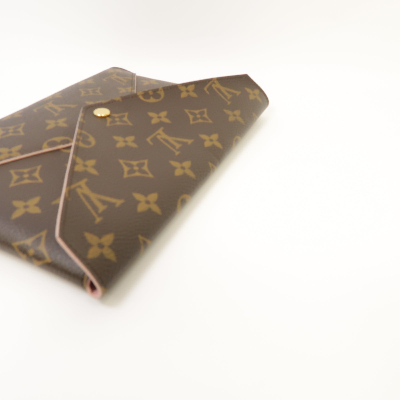 LOUIS VUITTON 【激減優惠】Monogram Kirigami Pochette金扣手拿包啡色
