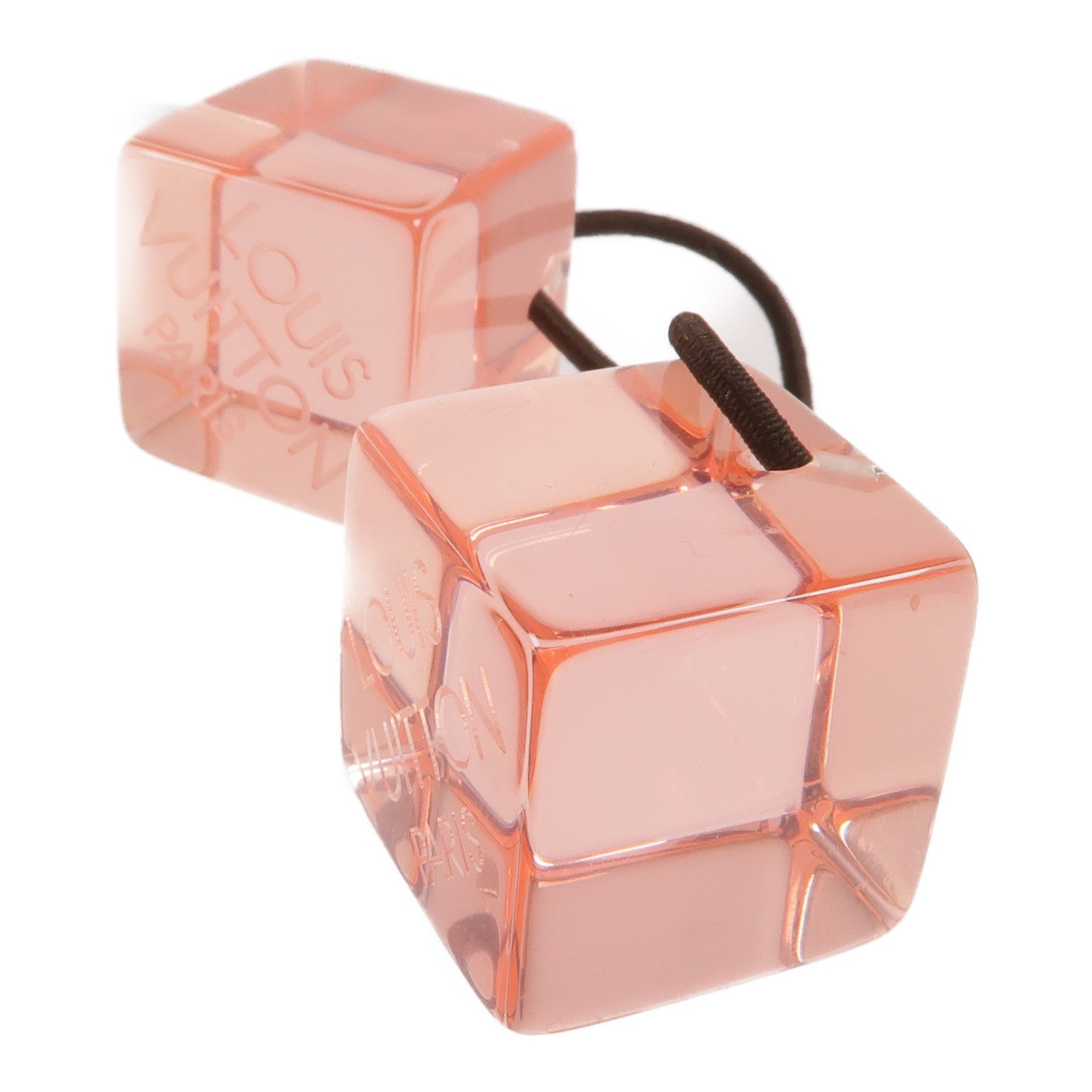 LOUIS VUITTON PVC Elastic Hair Cube彈性髮圈