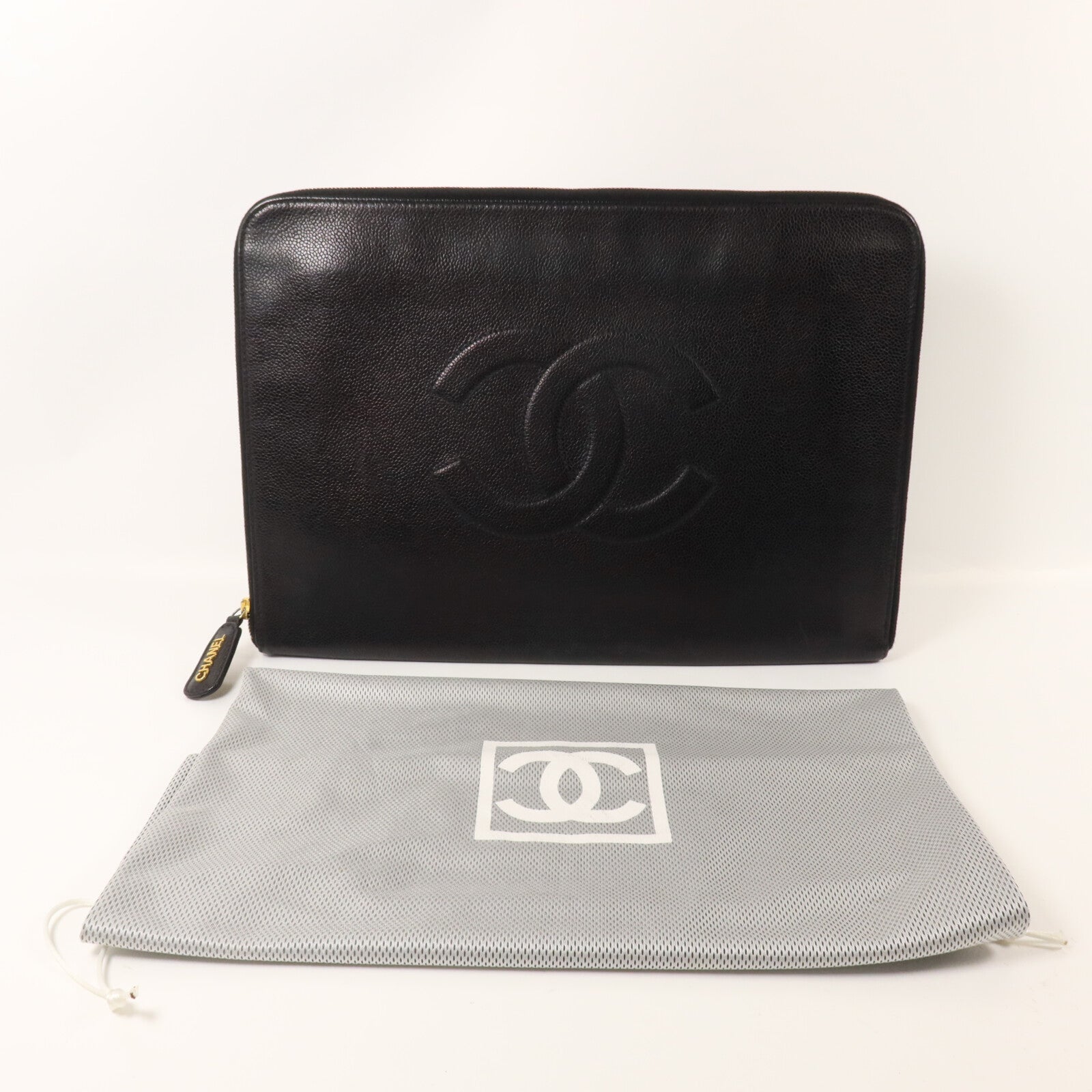 CHANEL 牛皮皮革Vintage Clutch手拿包