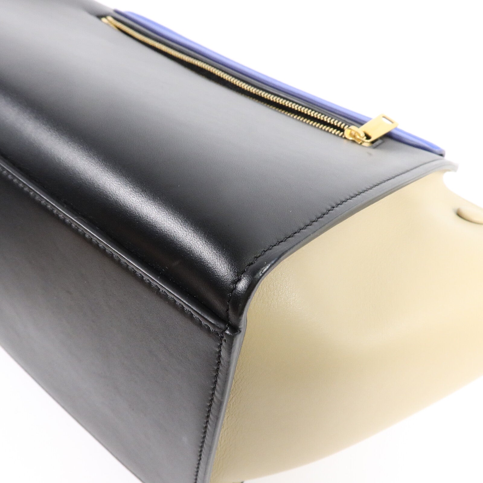 CELINE 牛皮皮革Trapeze Small手挽肩背兩用袋