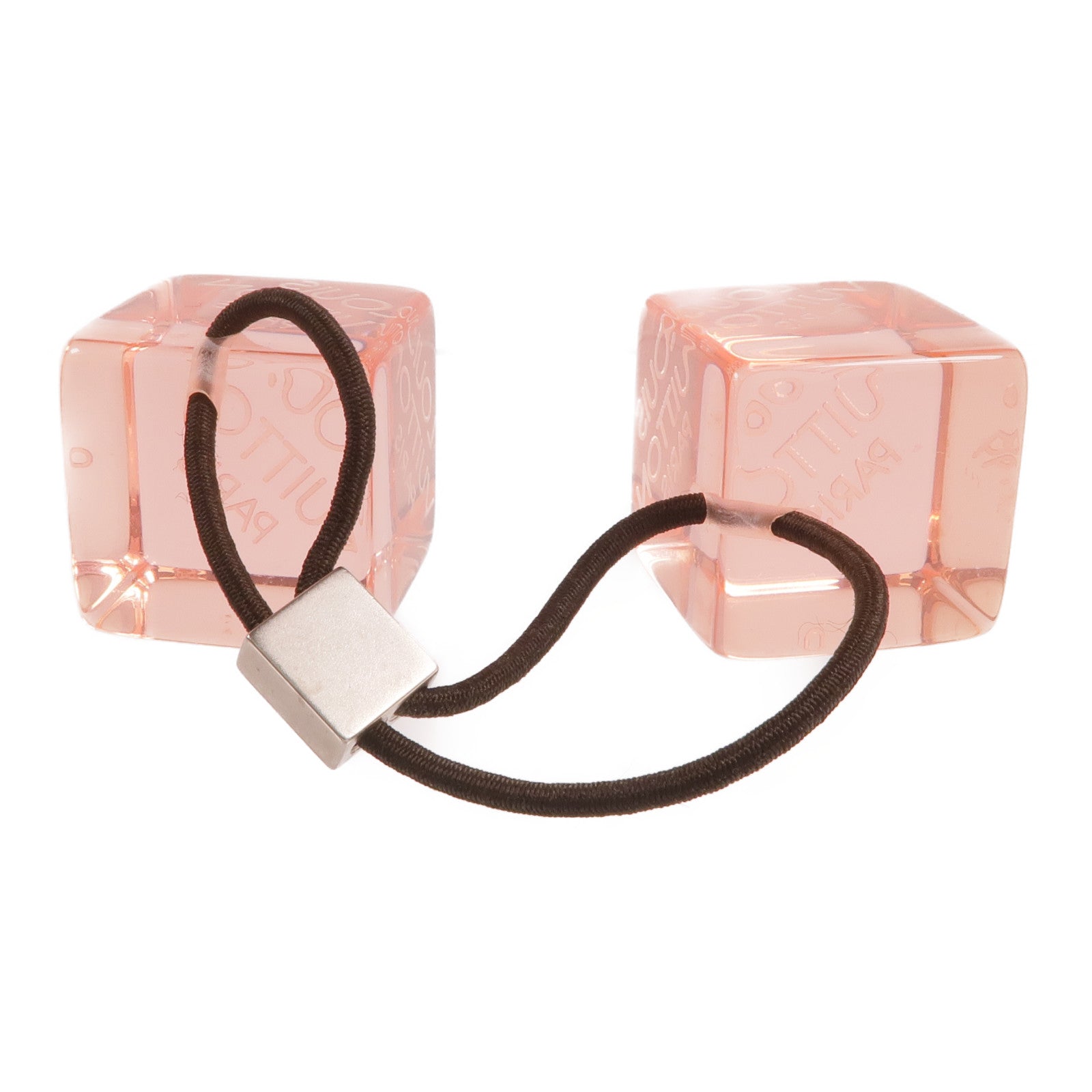 LOUIS VUITTON PVC Elastic Hair Cube彈性髮圈
