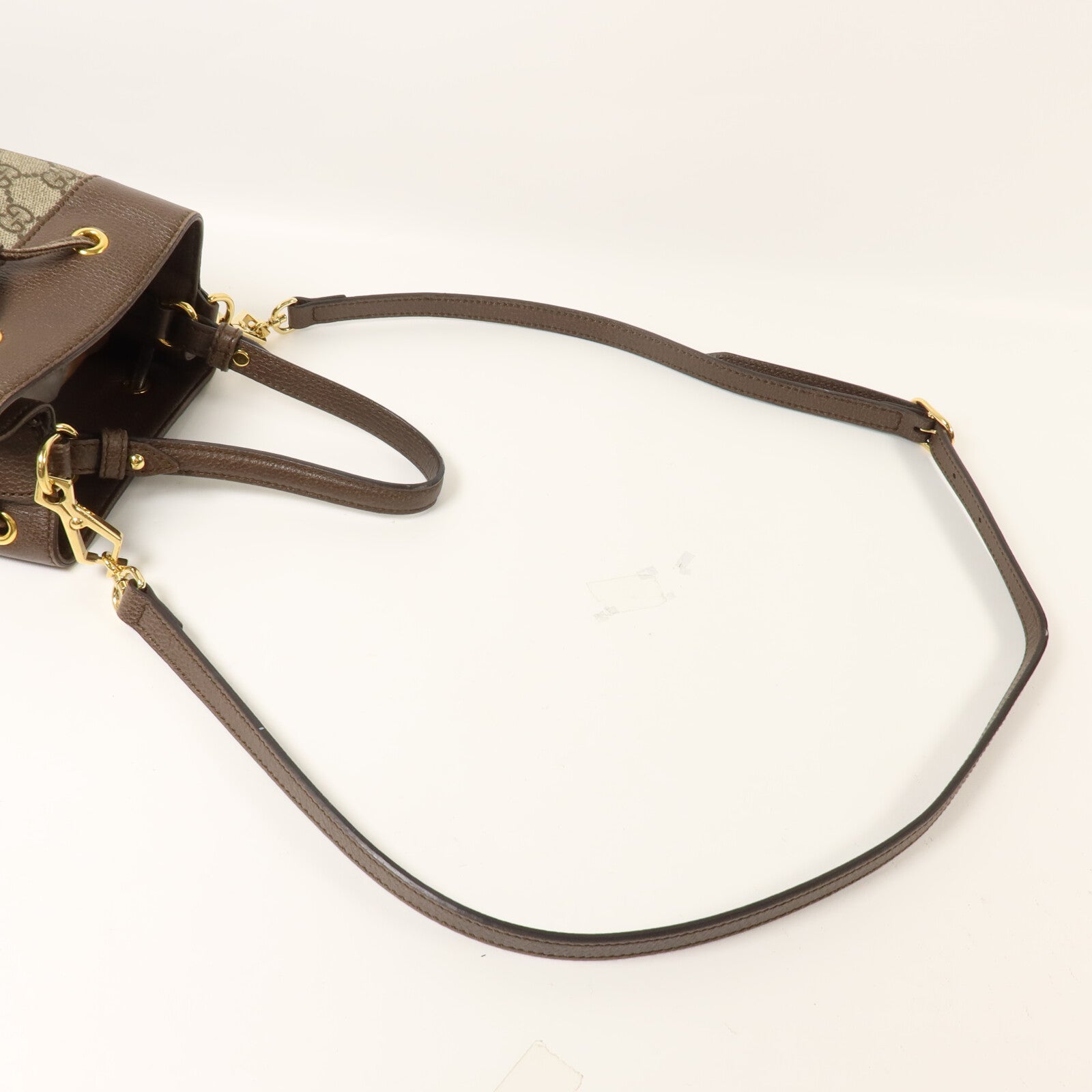 GUCCI 塗層帆布Ophidia Bucket手挽肩背兩用袋