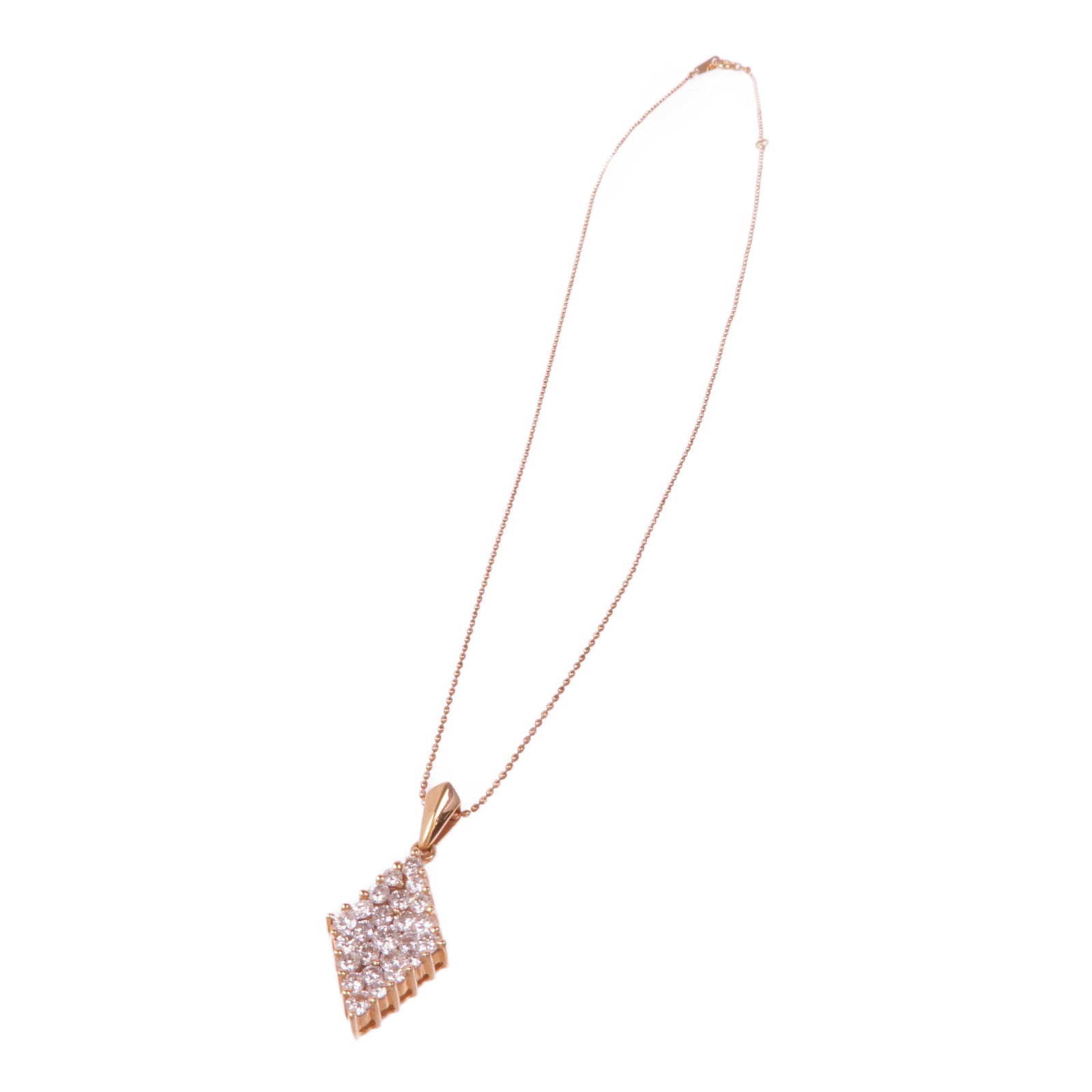 JEWELRY 【激減優惠】18K玫瑰金Diamond Necklace鑽石項鍊