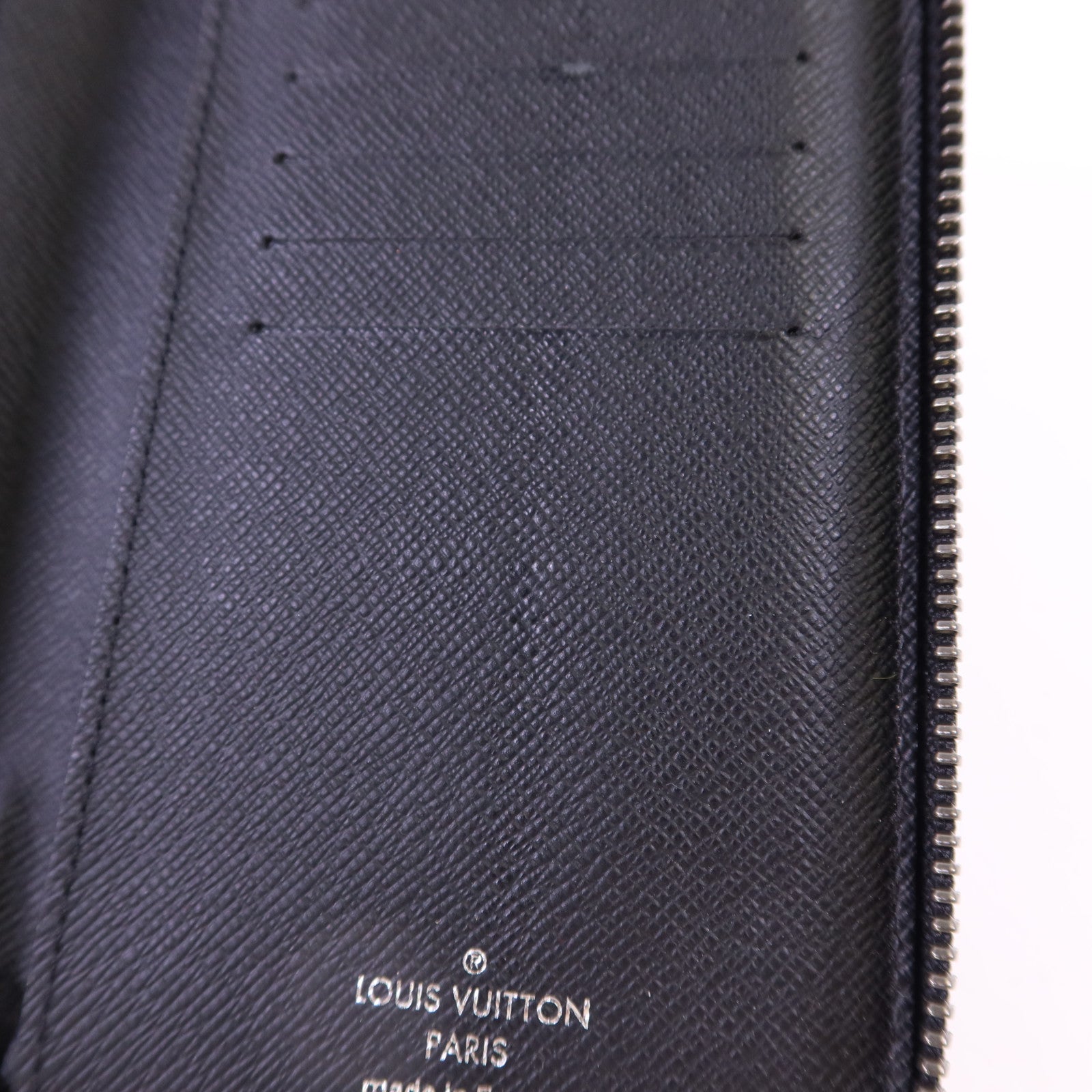 LOUIS VUITTON Monogram EclipseZippy Vertical Wallet銀扣長錢包
