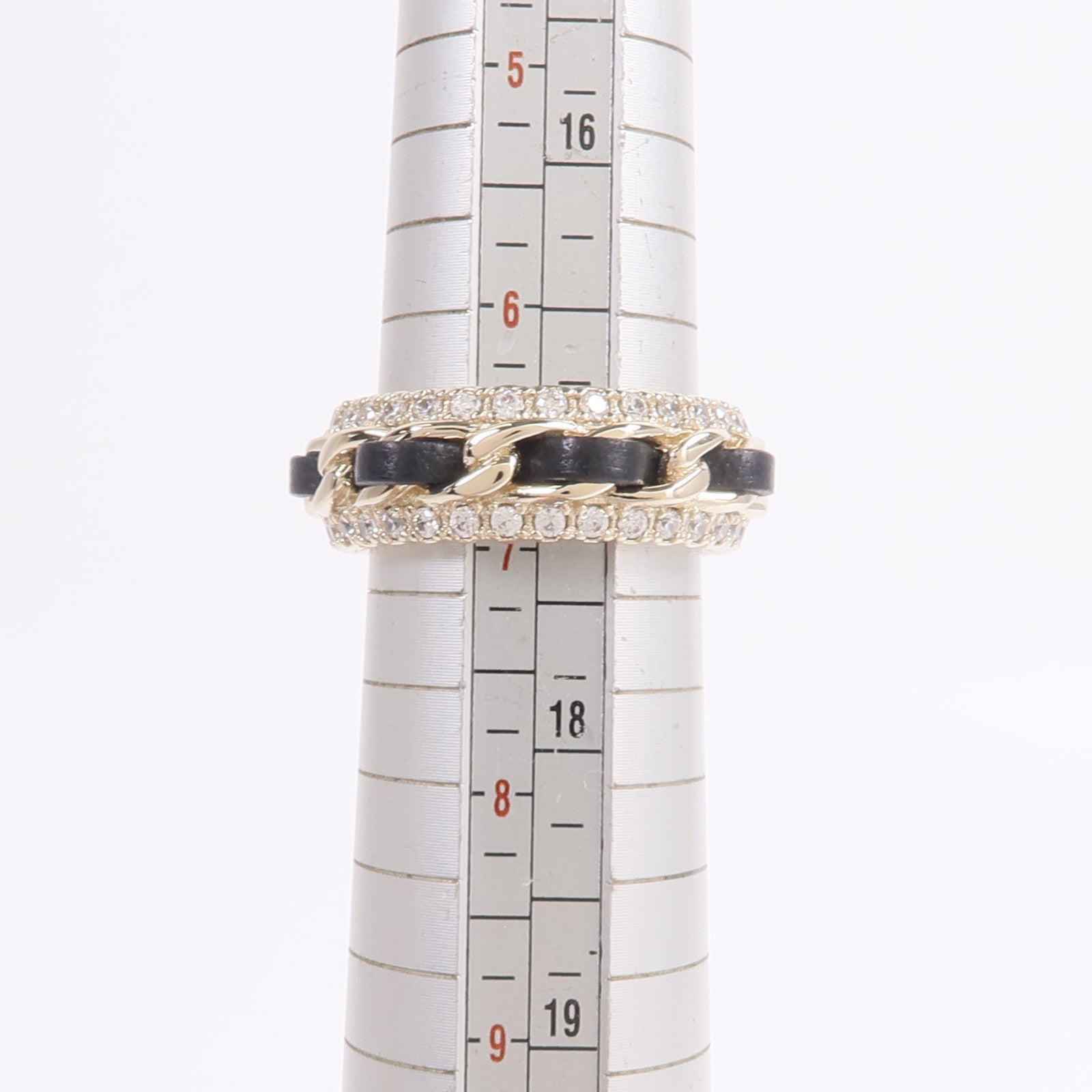 CHANEL 金屬/皮革Ring戒指