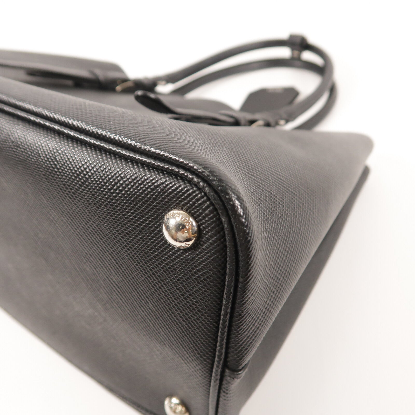 PRADA Saffiano皮革Saffiano Cuir Double Bag手挽袋