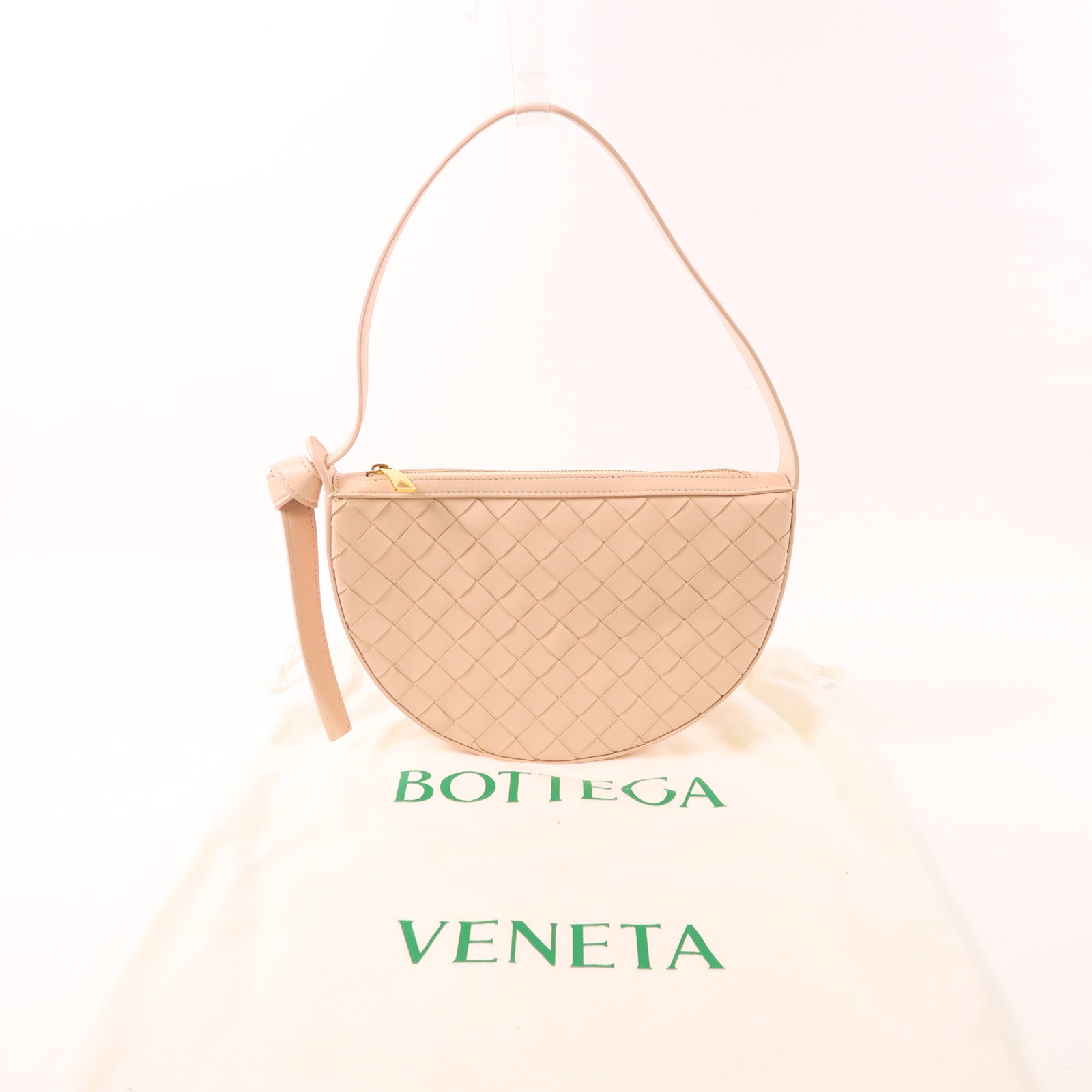 BOTTEGA VENETA 牛皮皮革Shoulder Bag金扣肩背袋