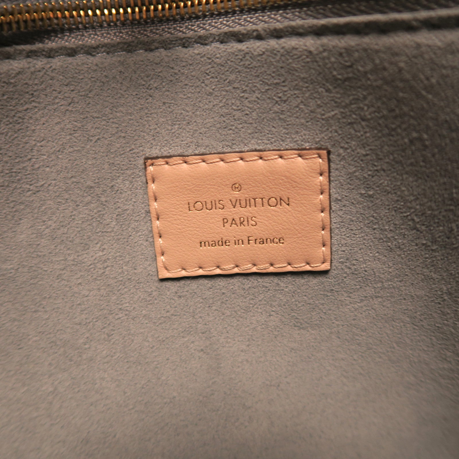 LOUIS VUITTON 【激減優惠】牛皮皮革On My Side MM金扣手挽肩背兩用袋米灰色/啡色