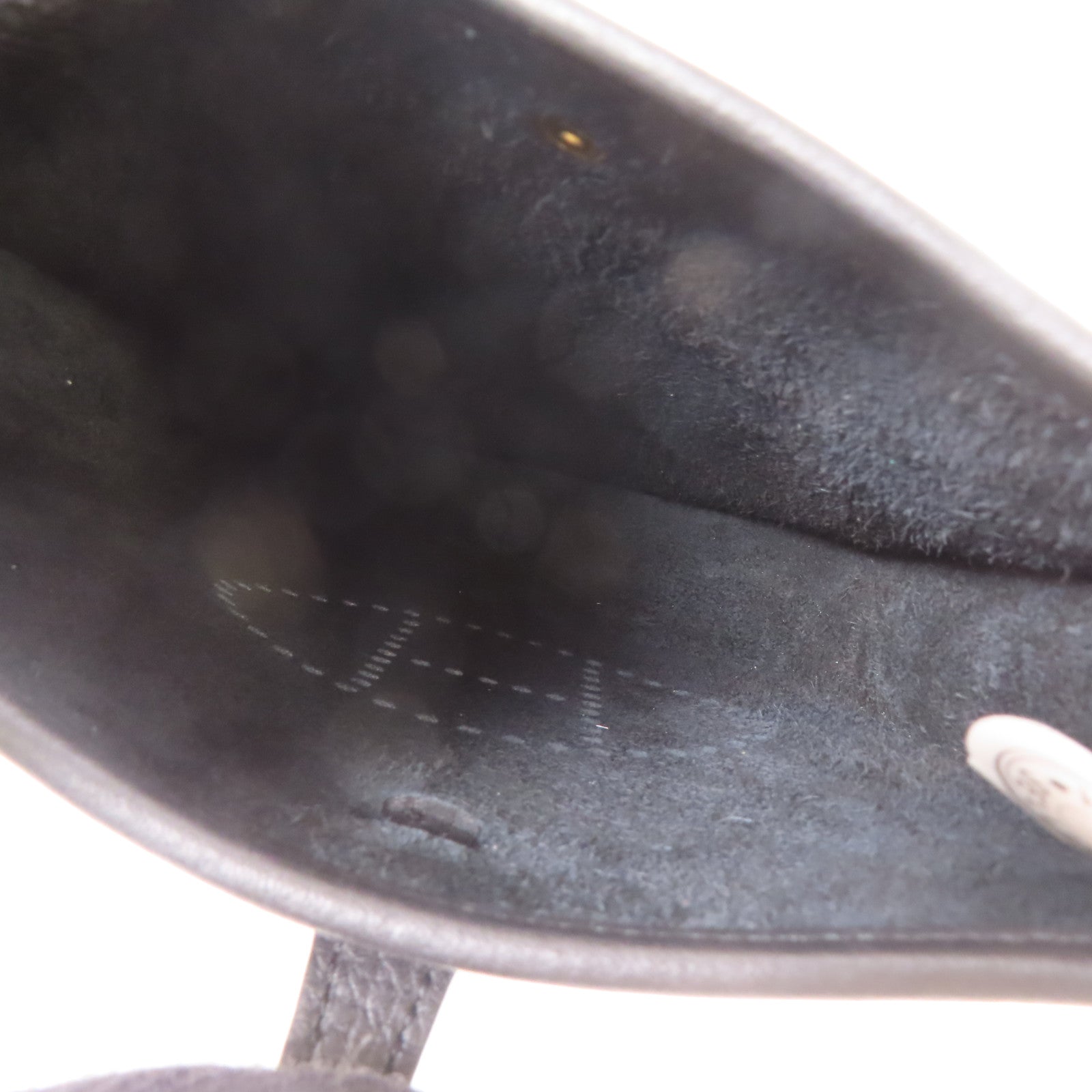 HERMES 皮革Evelyne TPM金扣肩背袋黑色