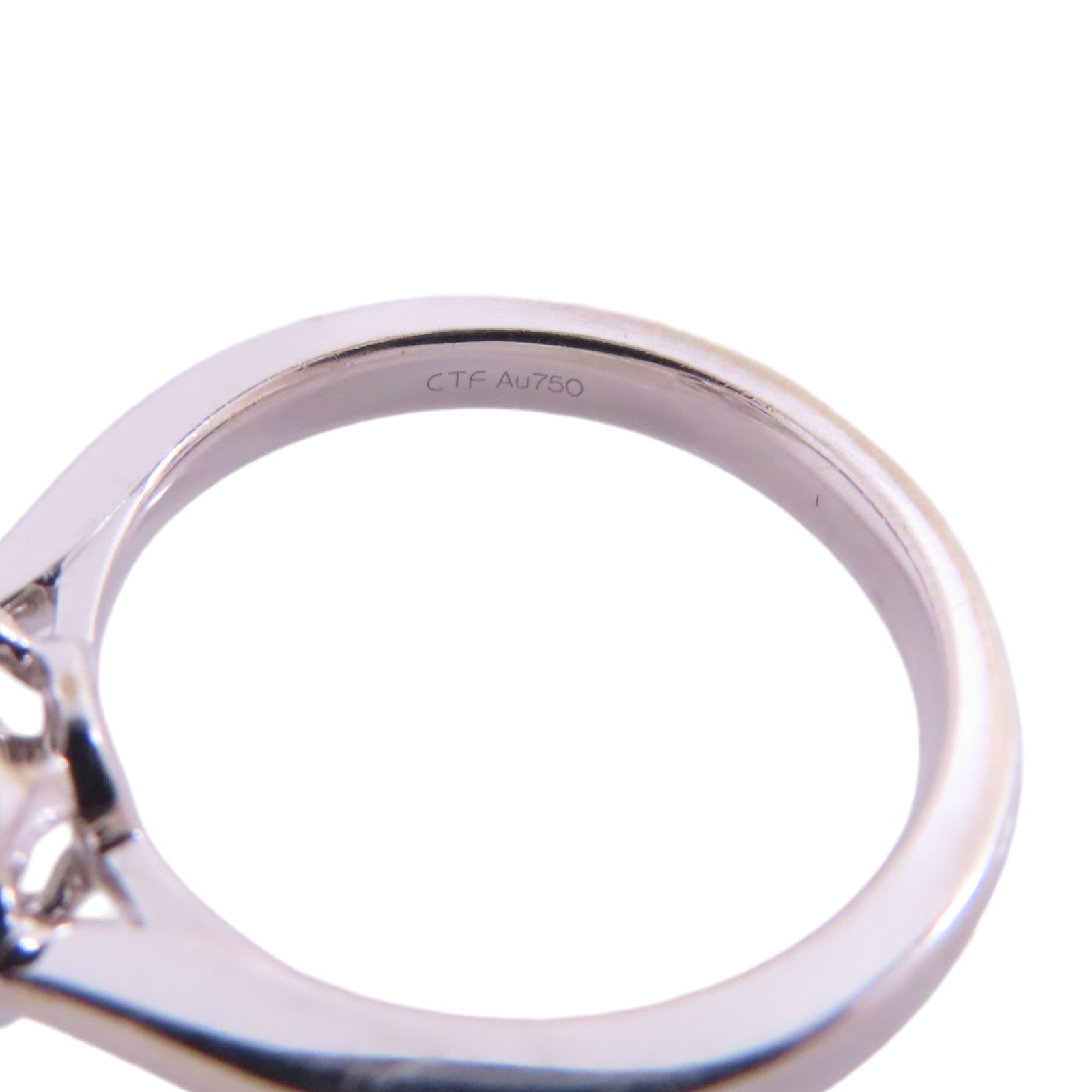 JEWELRY 18K白金/鑽石Diamond Ring戒指US#5.5