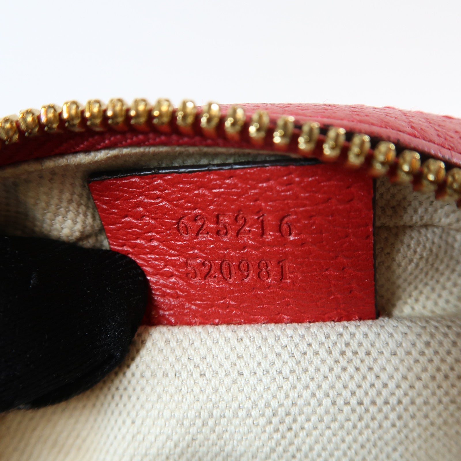 GUCCI 【激減優惠】塗層帆布Shoulder Bag金扣肩背袋啡色/紅色