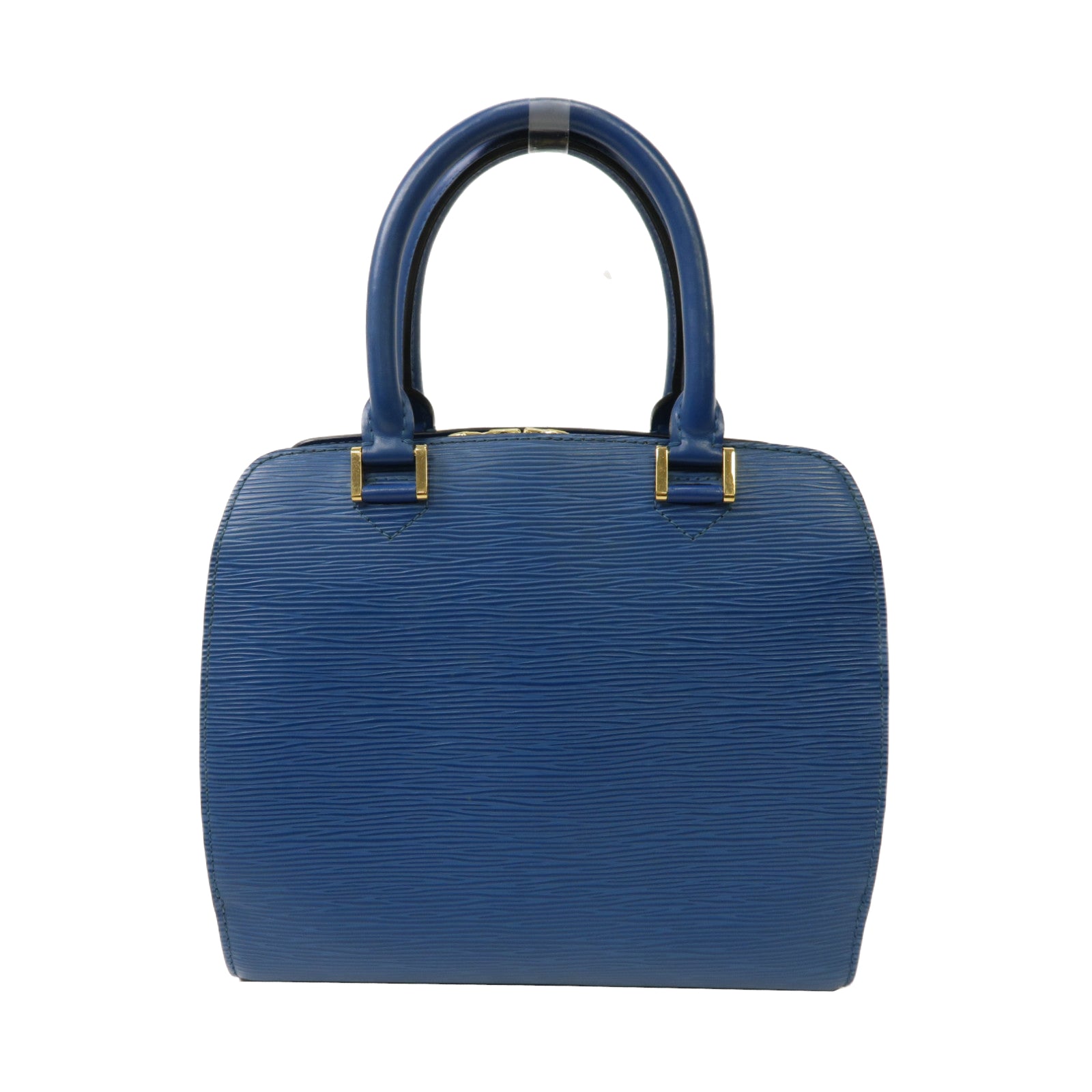 LOUIS VUITTON Epi Pont Neuf金扣手挽袋藍色