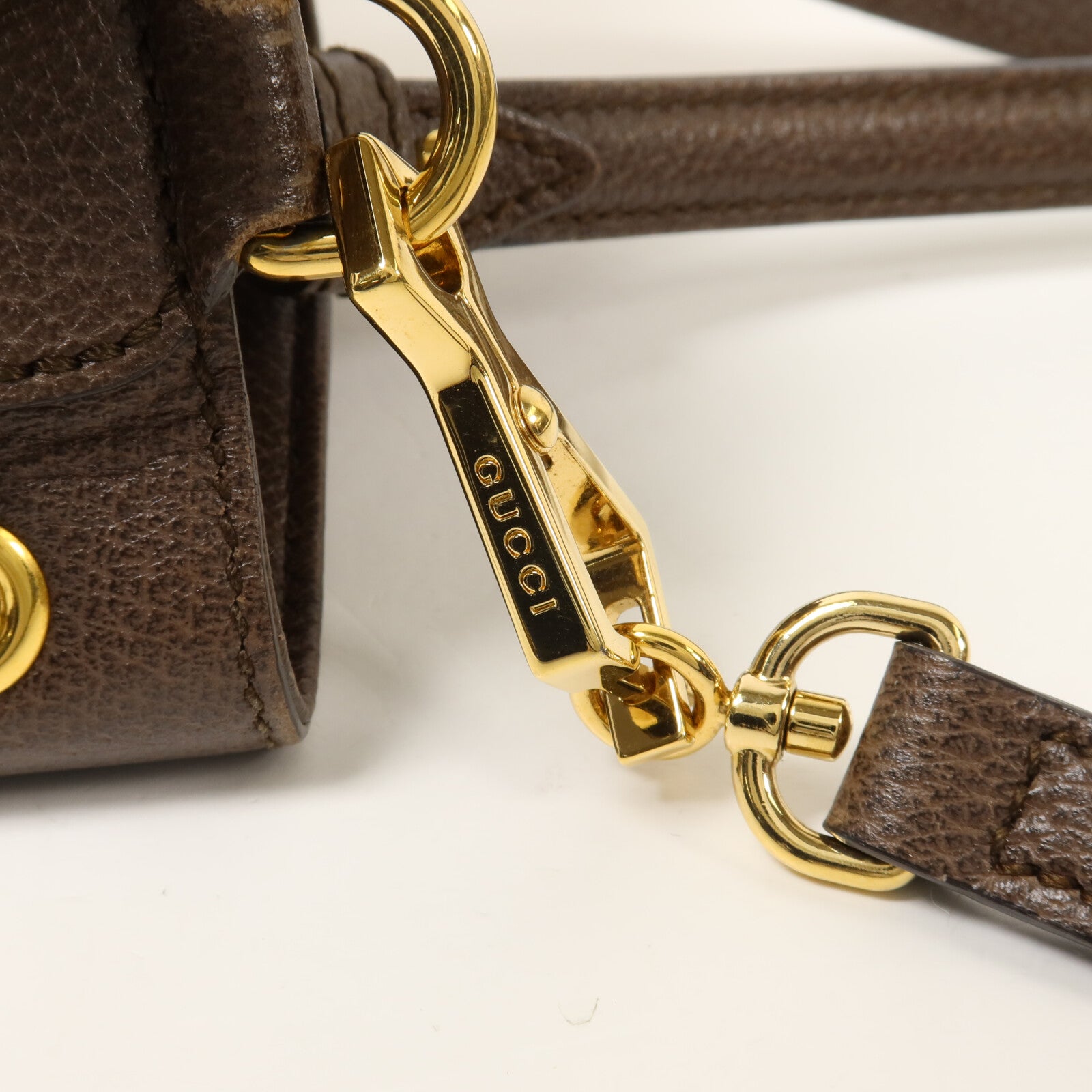 GUCCI 塗層帆布Ophidia Bucket手挽肩背兩用袋