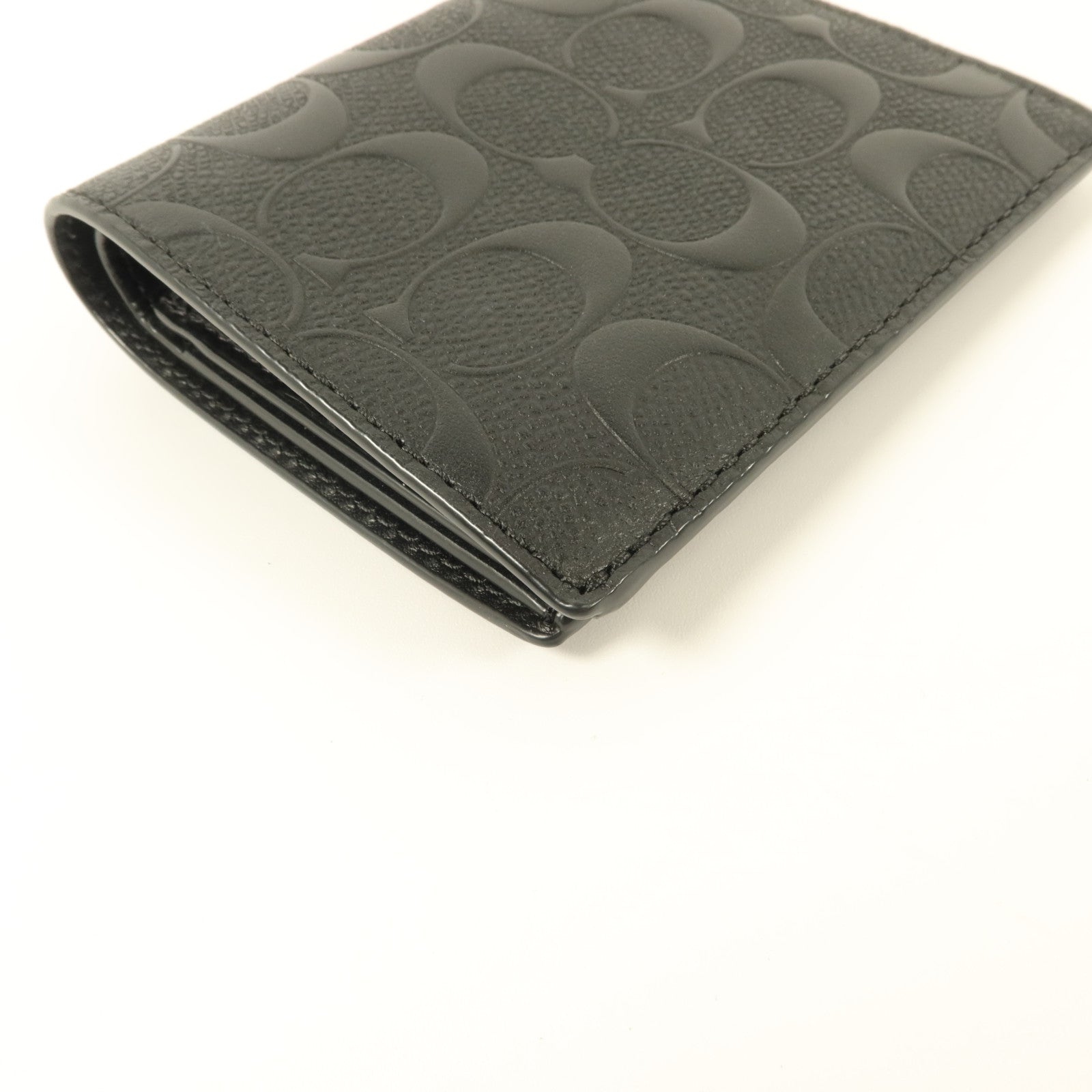 COACH 牛皮皮革Slim Coin Wallet錢包