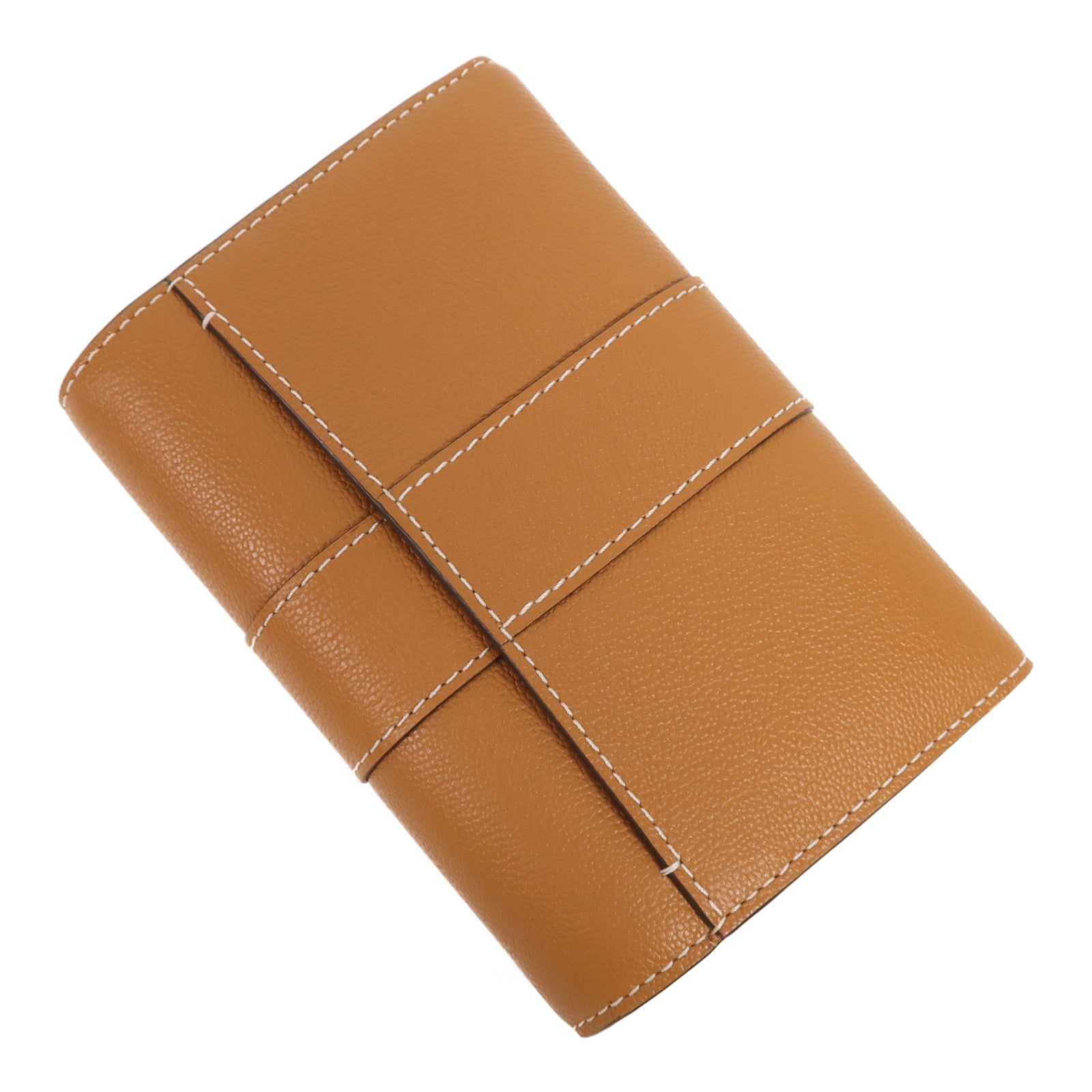 Delvaux 牛皮皮革Brillant Compact Wallet金扣錢包