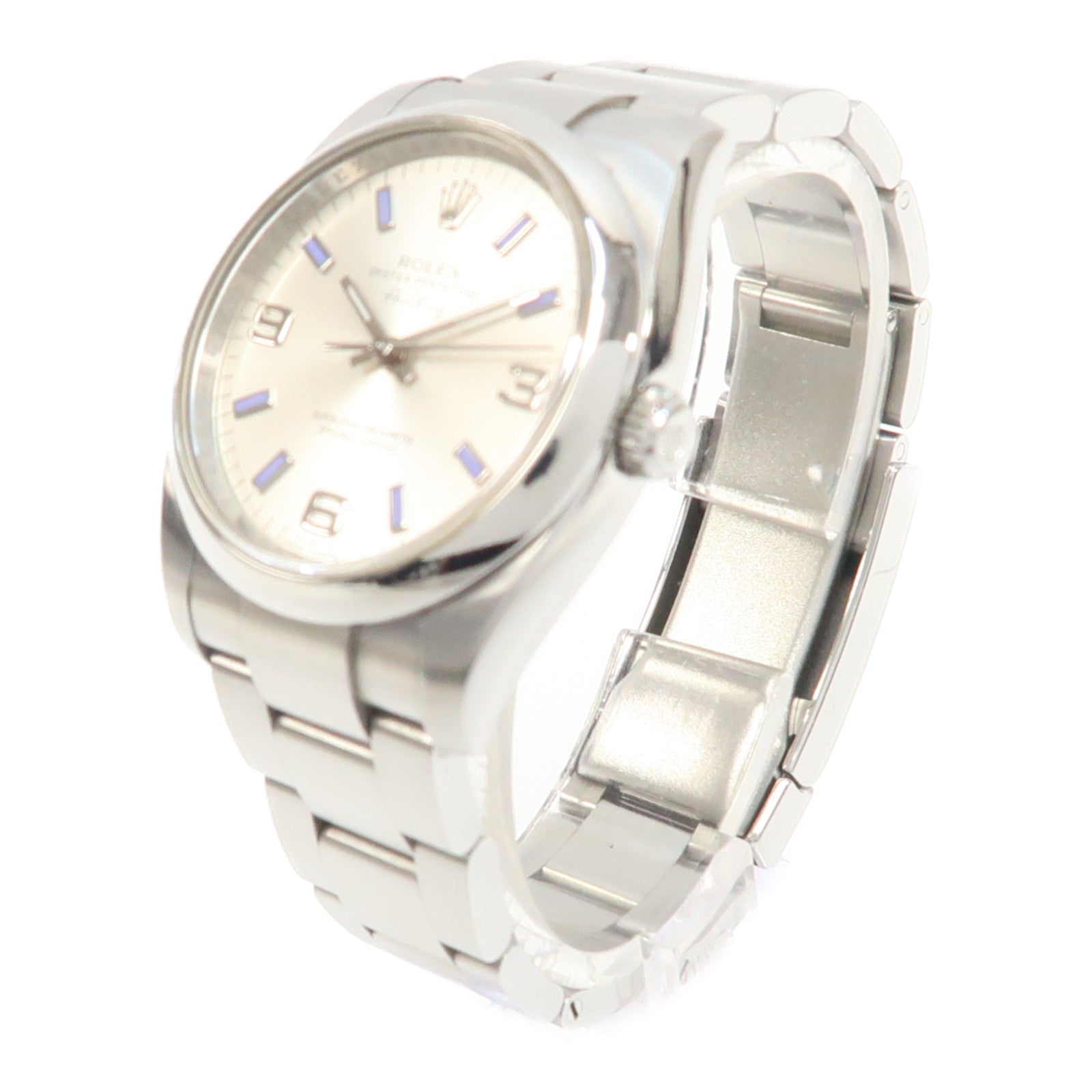 ROLEX Air King不鏽鋼手錶自動機芯白色