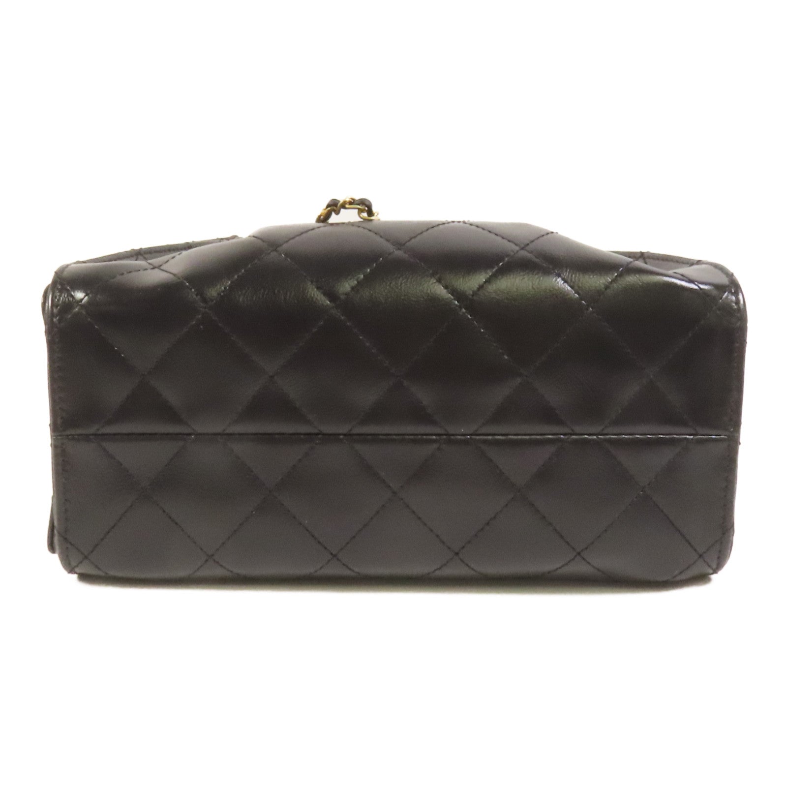 CHANEL 牛皮皮革Chanel 25 Mini金扣鏈帶肩背袋