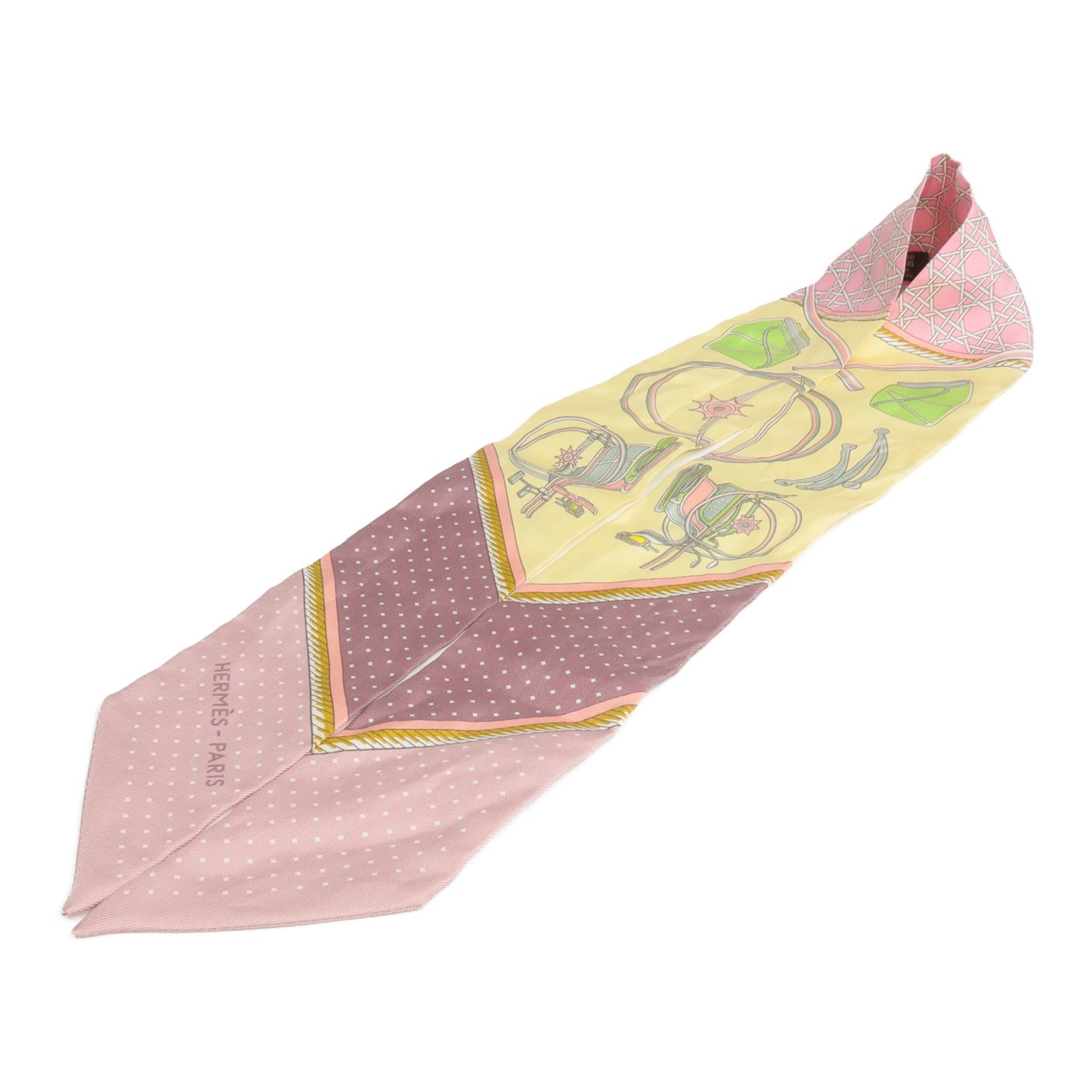 HERMES 絲質Twilly絲巾