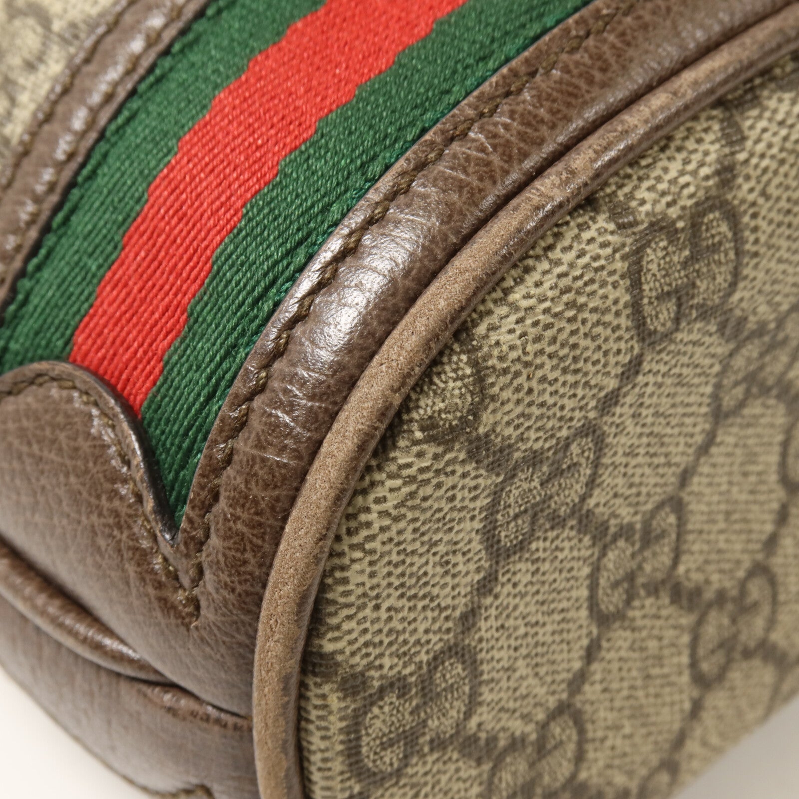 GUCCI 塗層帆布Ophidia Bucket手挽肩背兩用袋