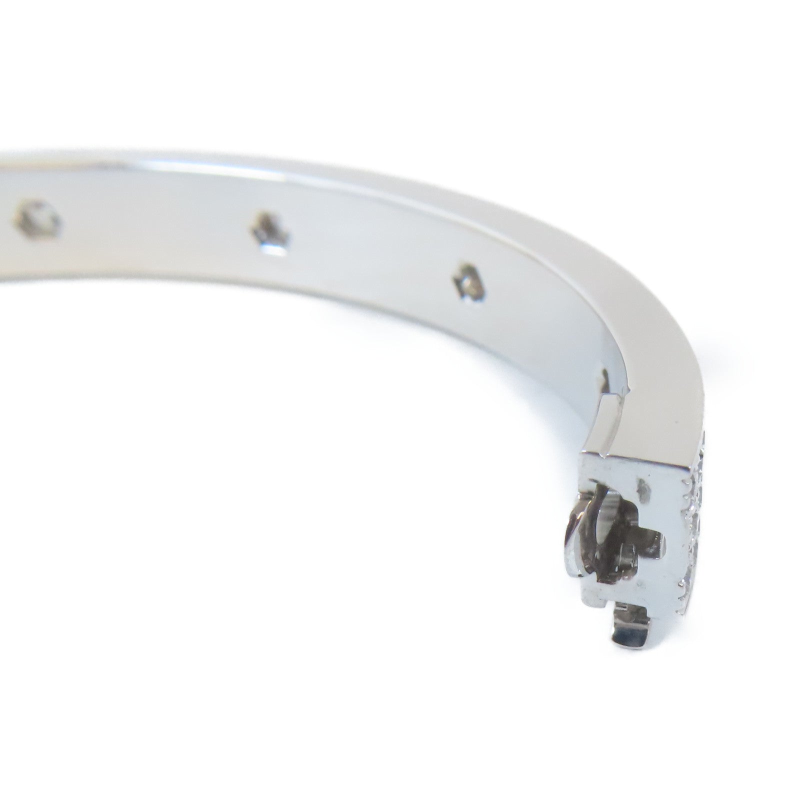 CARTIER 【激減優惠】18K白金Love Bracelet鑽石手鐲Cartier#17/#16.25cm