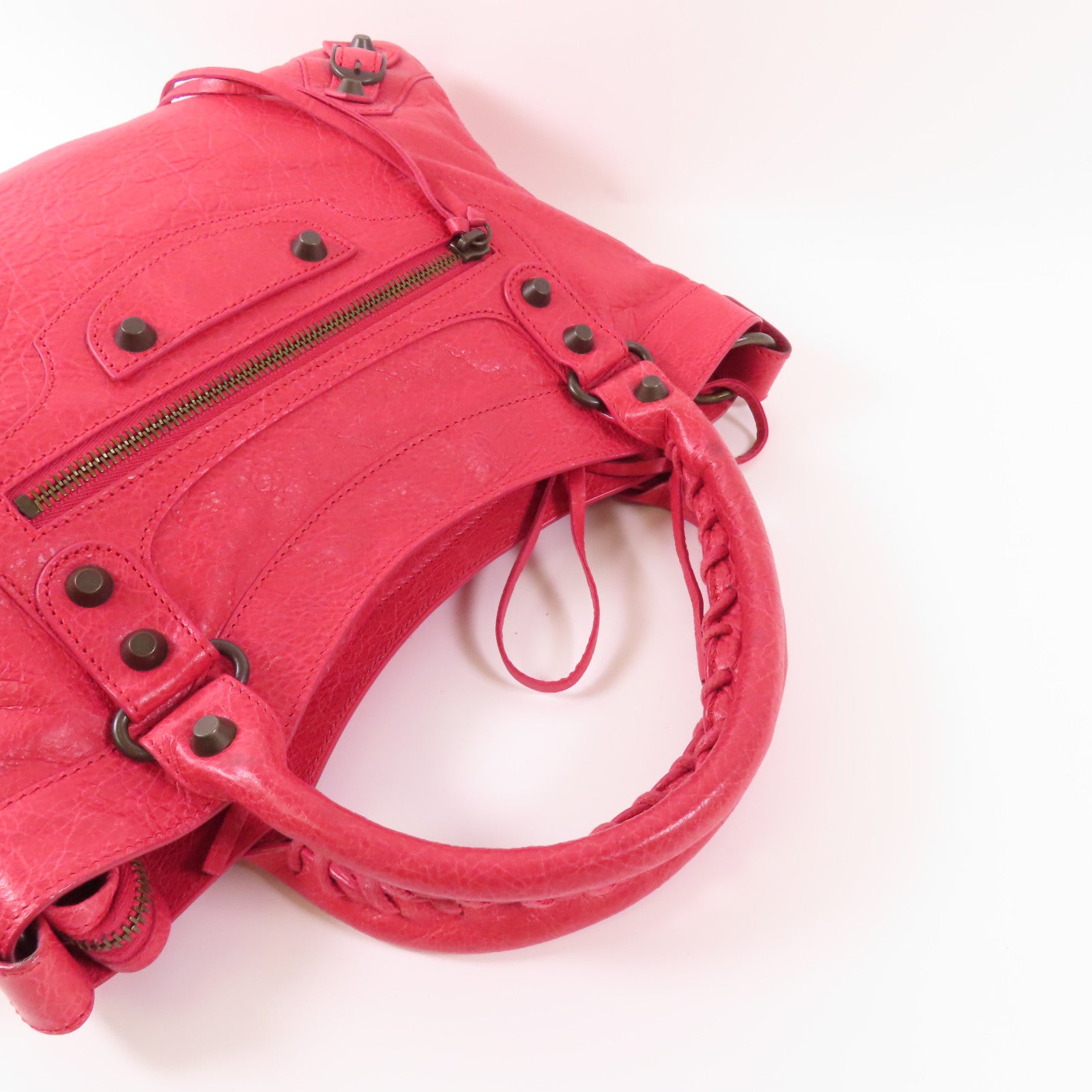 BALENCIAGA 羊皮皮革First 2 Way Shoulder Bag手挽肩背兩用袋