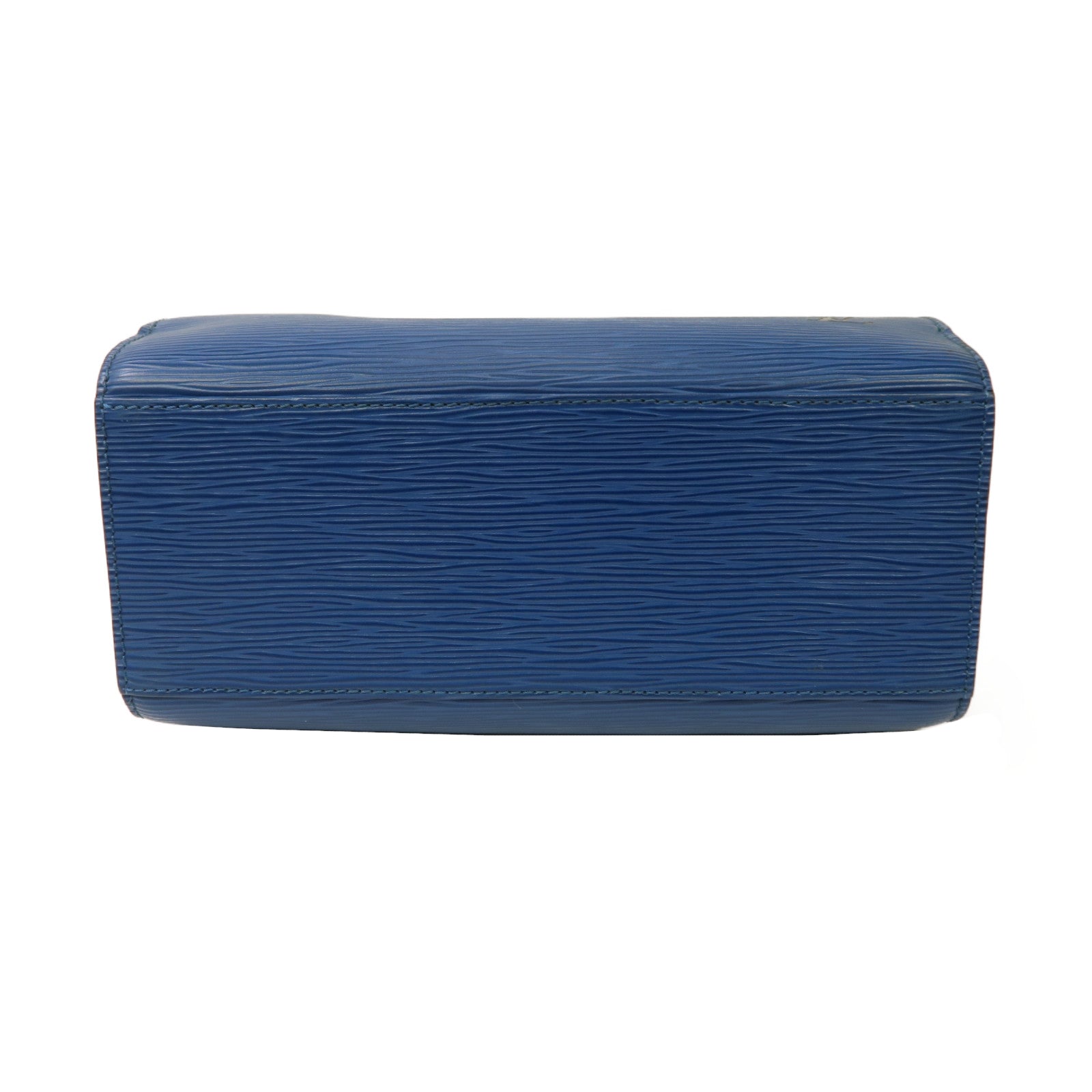 LOUIS VUITTON Epi Pont Neuf金扣手挽袋藍色