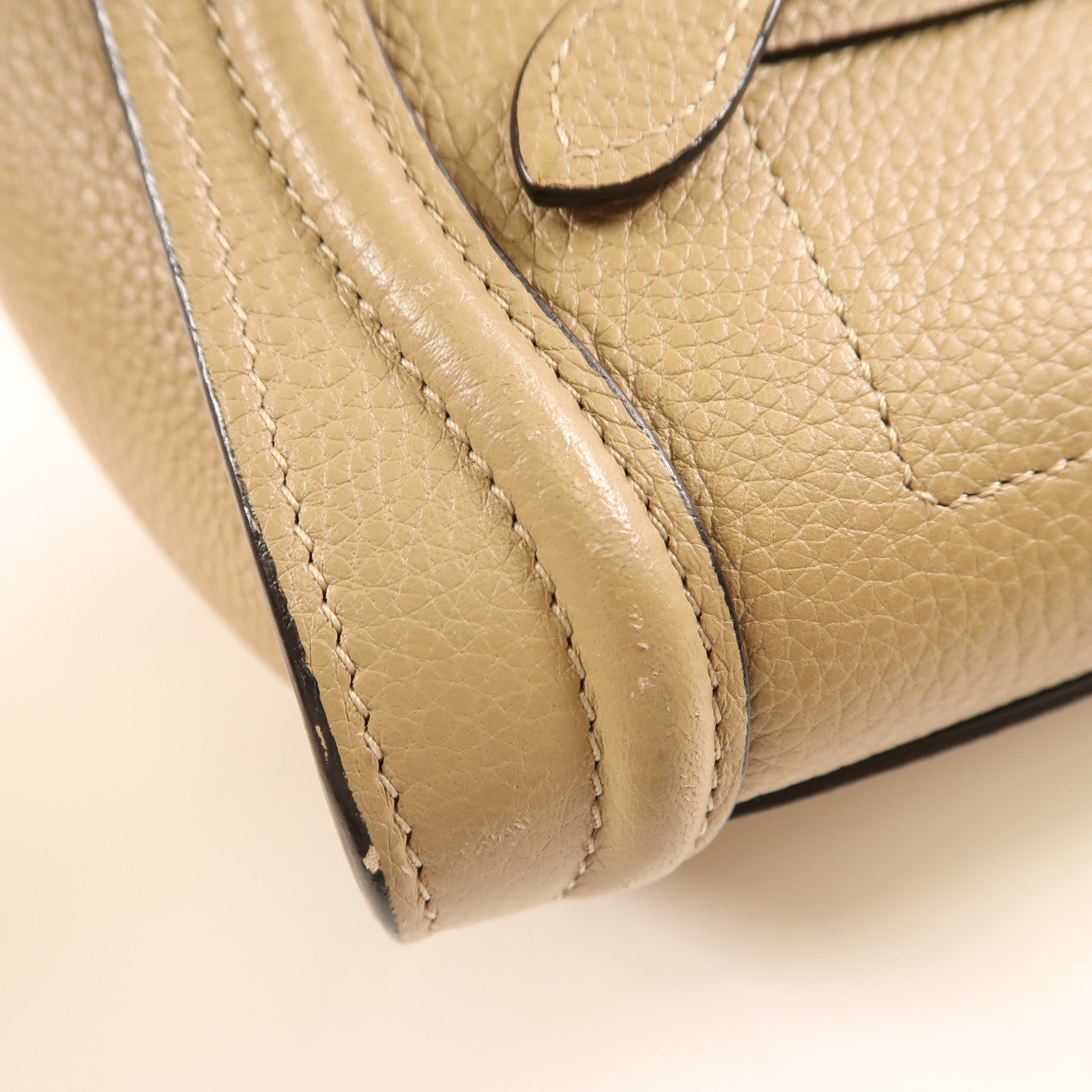 CELINE 【激減優惠】牛皮皮革Nano Luggage金扣手挽肩背兩用袋